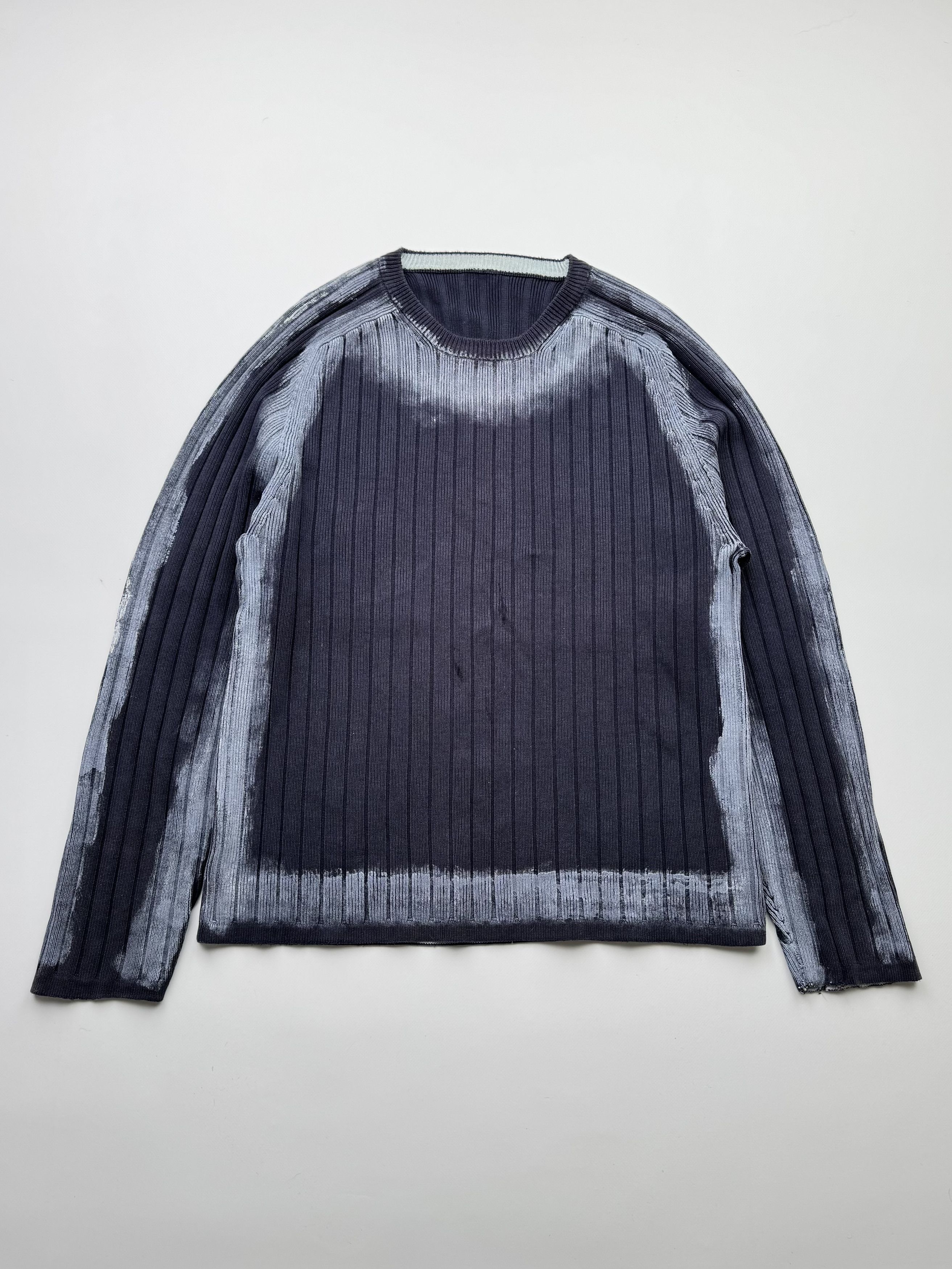 Vintage Ribbed Faded Sweater B510(V142)