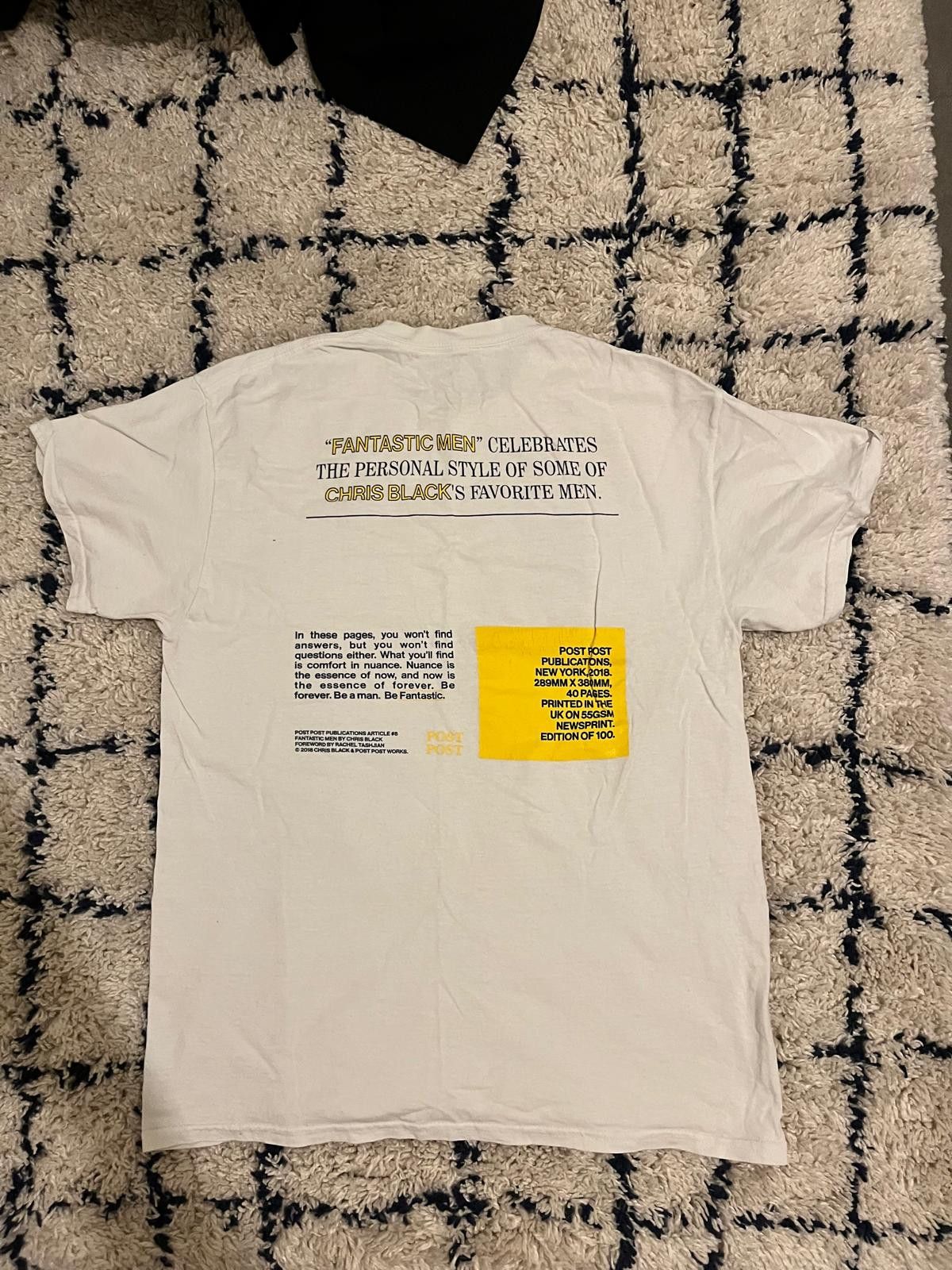Dover Street Market PostPostWorks Tee Article 8, with Chris Black Size US M / EU 48-50 / 2 - 2 Thumbnail