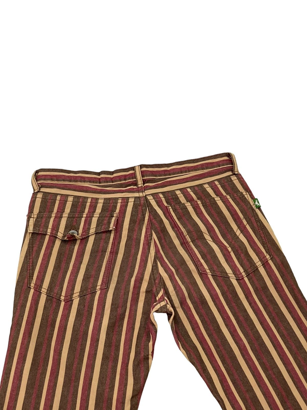 Japanese Brand Flare Jeans 291295 Homme Japan Striped Pant 6🟦2 Size US 32 / EU 48 - 17 Thumbnail
