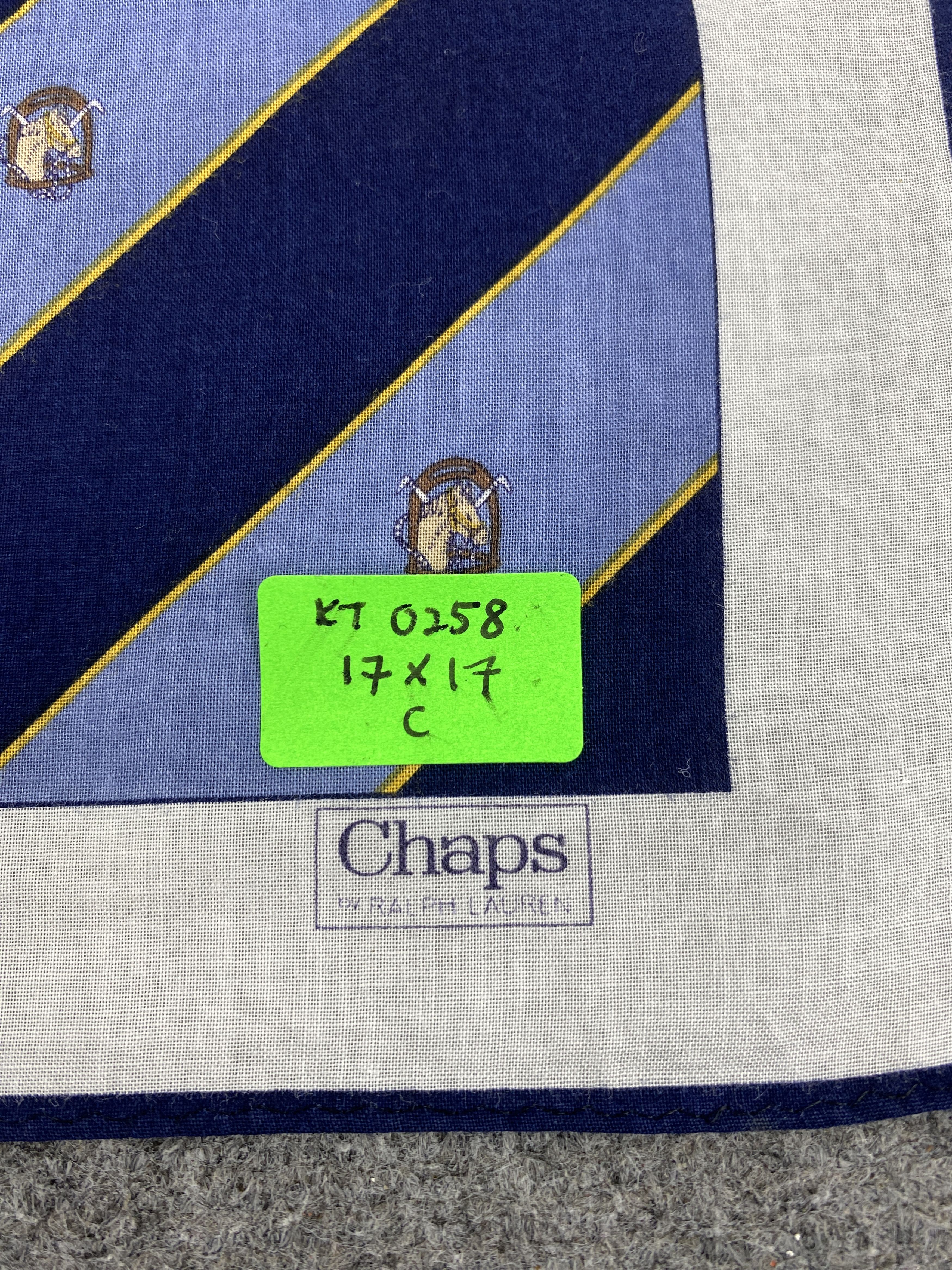 Chaps Ralph Lauren Vintage Chaps Ralph Lauren Handkerchief / Neckerchief KT0258 Size ONE SIZE - 9 Thumbnail