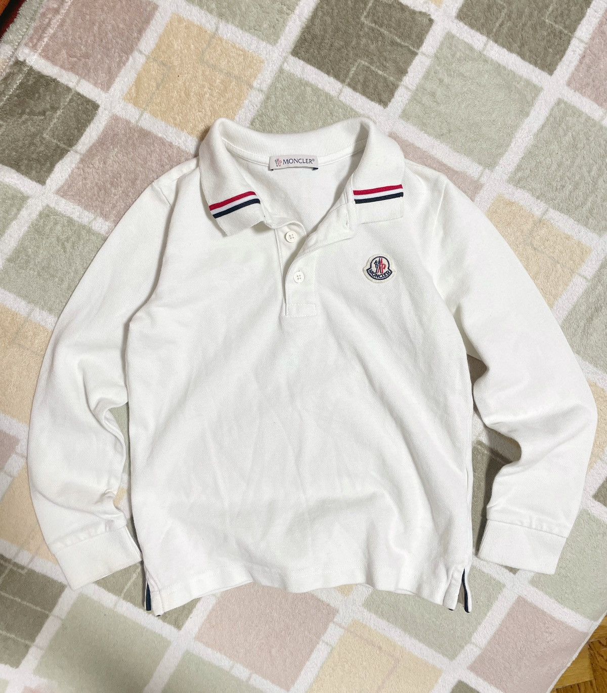 Moncler Vintage regby polo moncler kids long sleeve Size US XXS / EU 40 - 9 Thumbnail