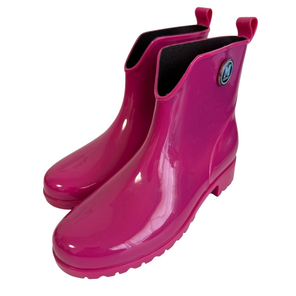 Other M Missoni Logo Plate Short Rain Boots Plastic Shoes DUTY
