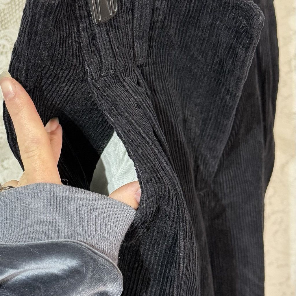 Vintage VTG 70s 80s SMALL MEDIUM Corduroy High Rise Tapered Wide Leg Size 32" / US 10 / IT 46 - 9 Thumbnail