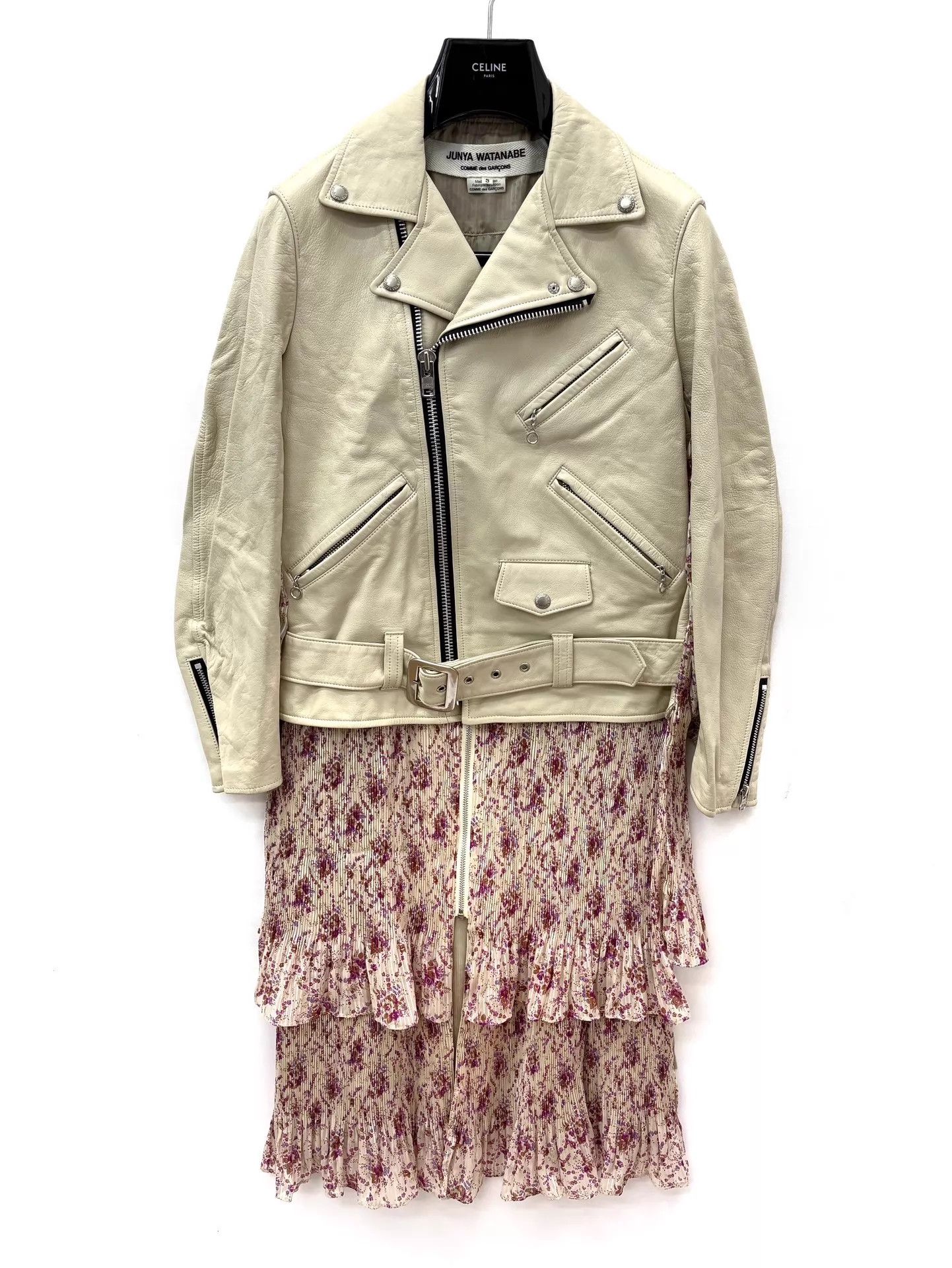 Comme des Garcons Comme des Garcons paneled leather dress S Size S / US 4 / IT 40 - 1 Thumbnail