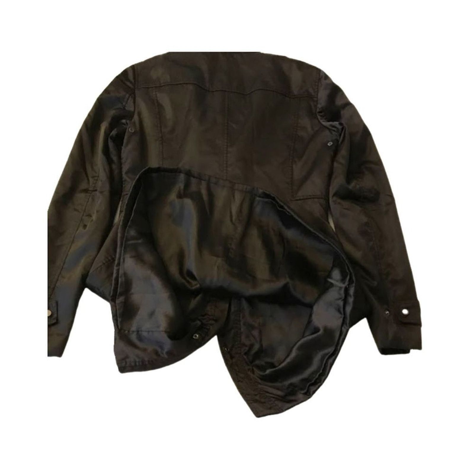 Elie Tahari Elie Tahari Women`s Jacket Coat Black Long Sleeve Sz M Size M / US 6-8 / IT 42-44 - 8 Thumbnail