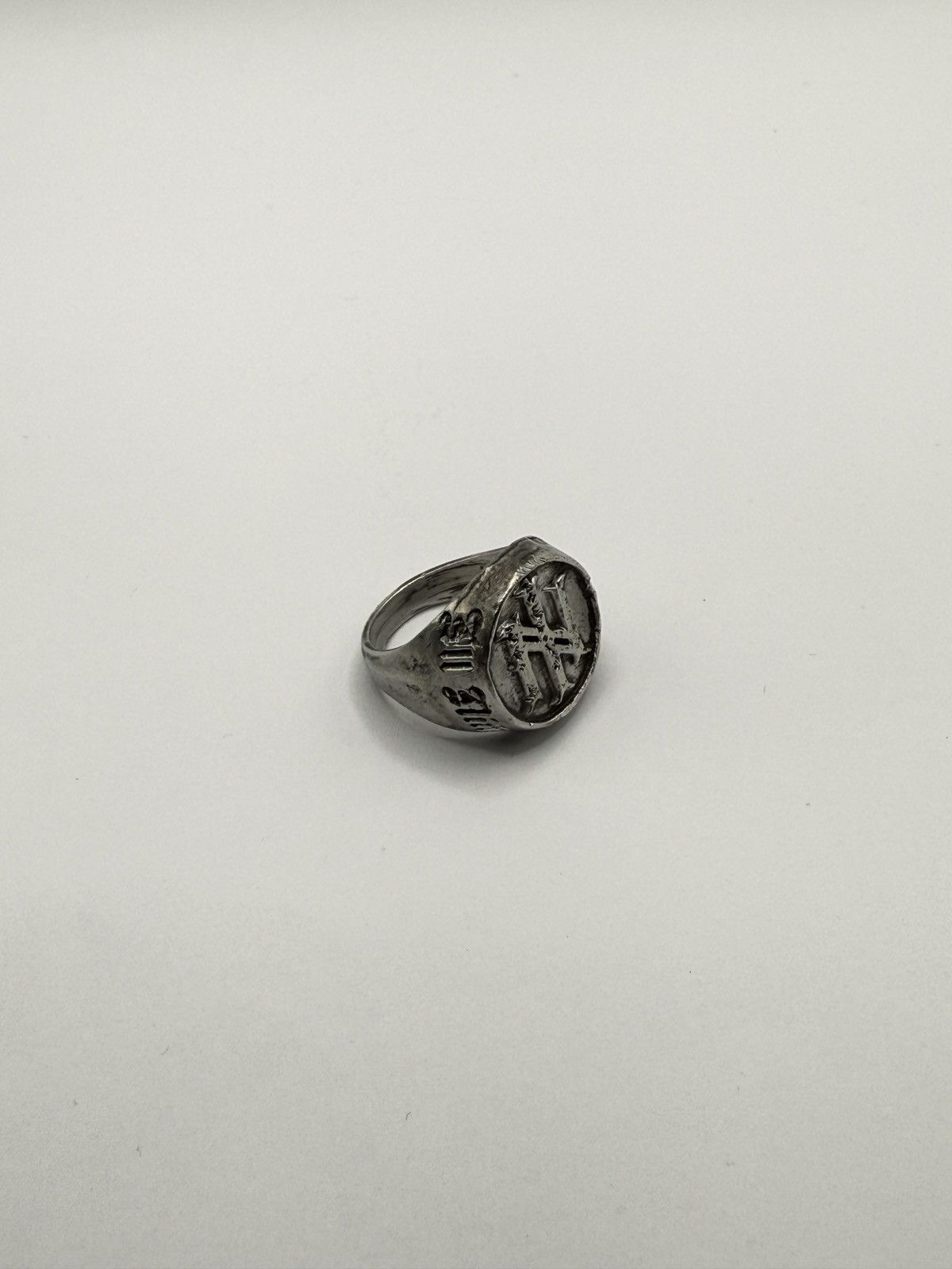Seditionaries ill nino ring like number nine biker/goth chrome erd Size ONE SIZE - 3 Thumbnail