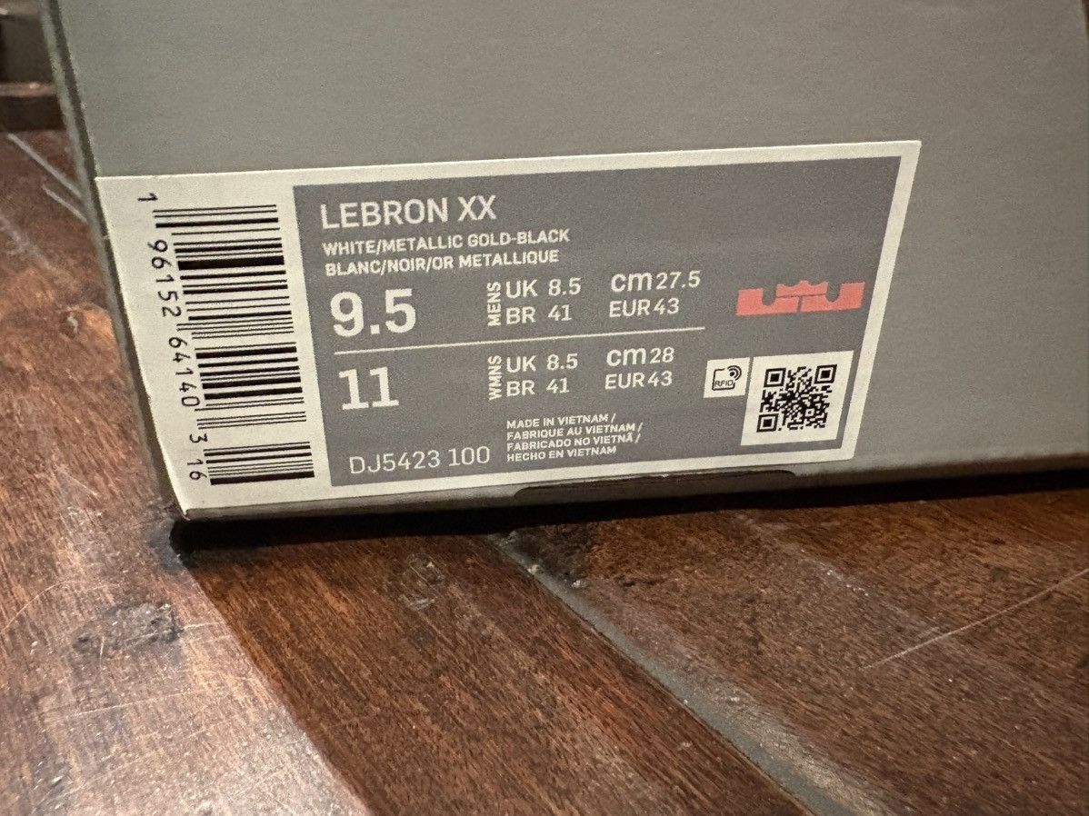 Jordan Brand × Nike Lebron 20 “The Debut” Size US 9.5 / EU 42-43 - 8 Thumbnail
