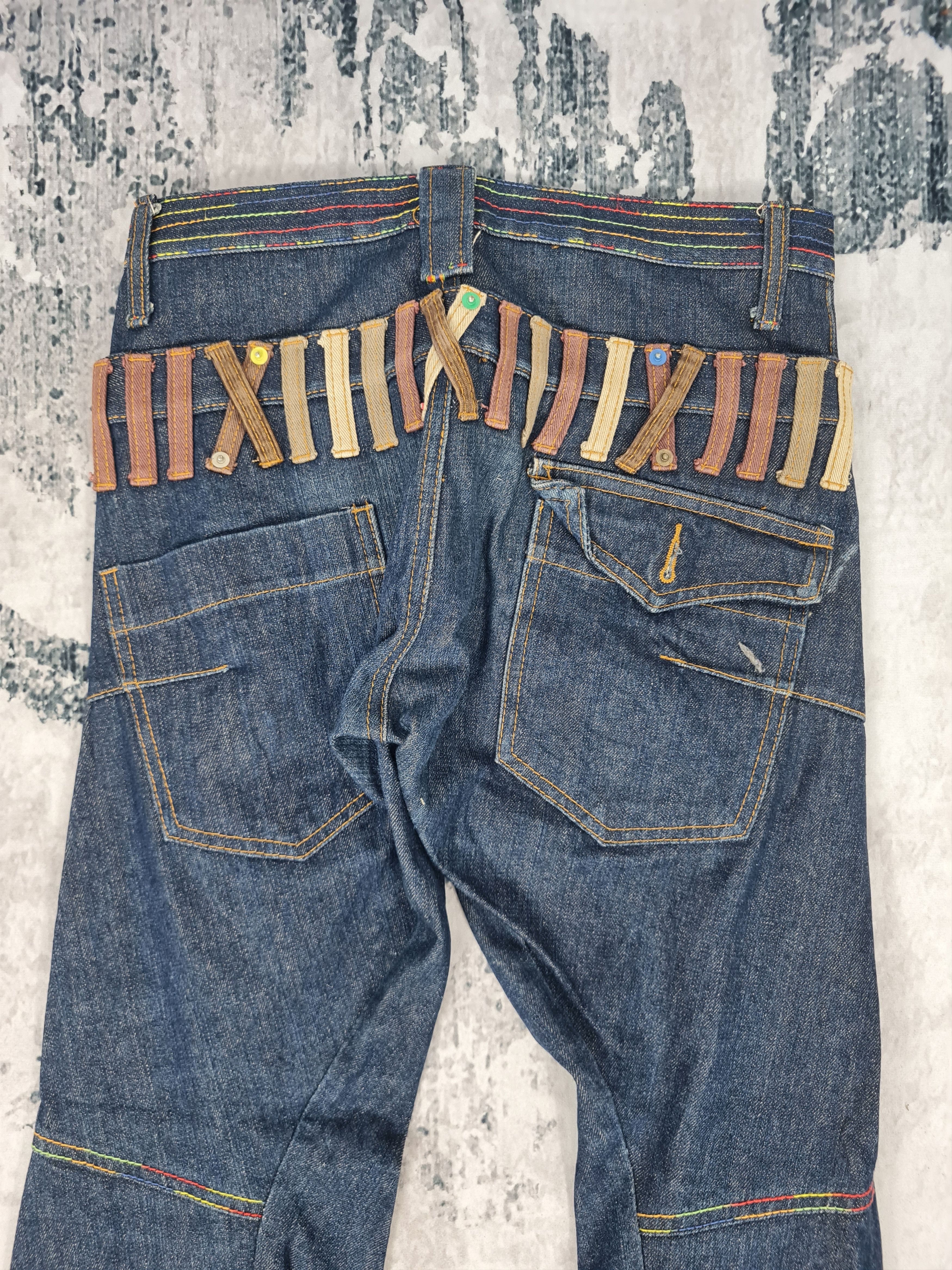 Japanese Brand BREATHMINT Double Waist Engineer Jeans Size 30x31 JB0155 Size US 30 / EU 46 - 3 Thumbnail