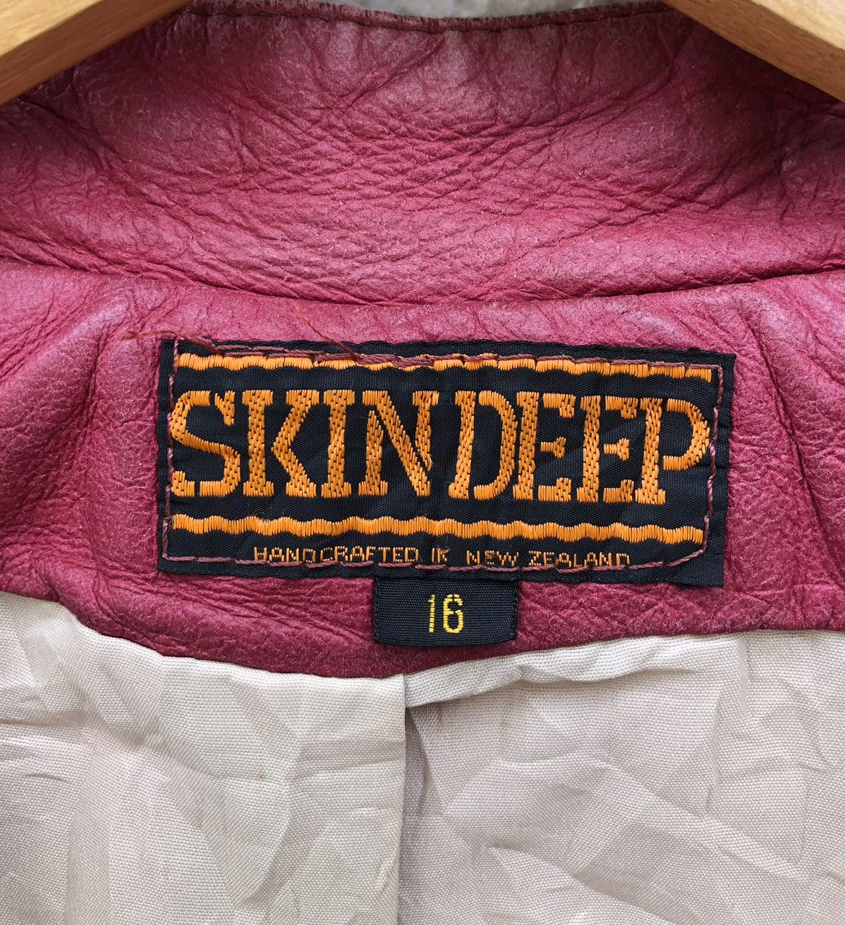 Vintage Vintage Skin Deep Soft Leather Handcrafted In New Zealand Size US M / EU 48-50 / 2 - 18 Thumbnail