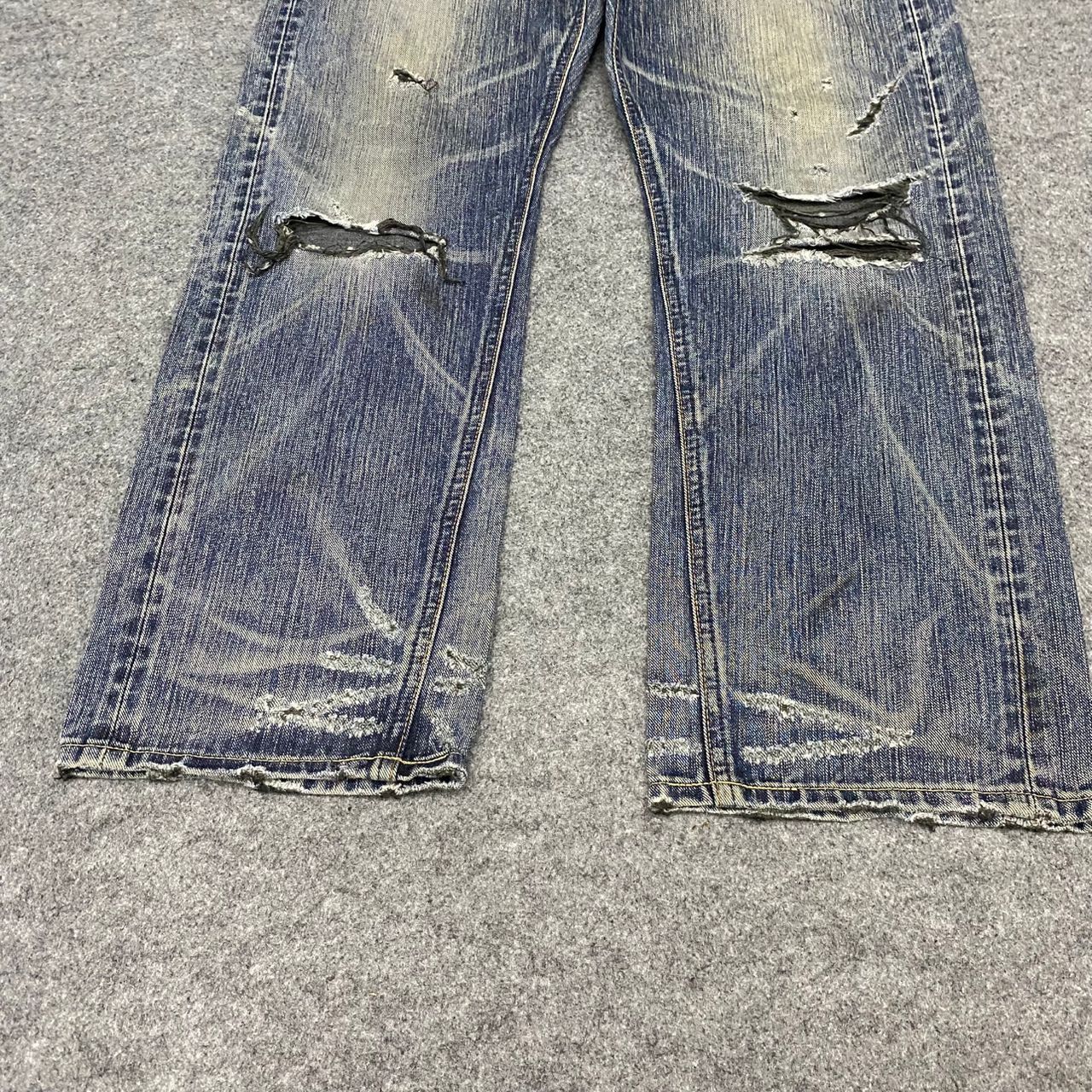 Edwin 💥Best Offer💥Vintage Edwin X Square Dark Distressed Denim Size US 36 / EU 52 - 9 Thumbnail