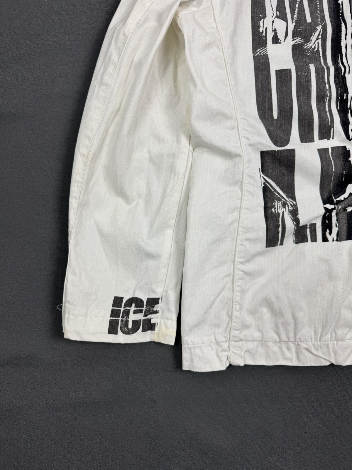 Iceberg Iceberg “Choose Iceberg Make Love” White Blazer Jacket Size US M / EU 48-50 / 2 - 17 Thumbnail