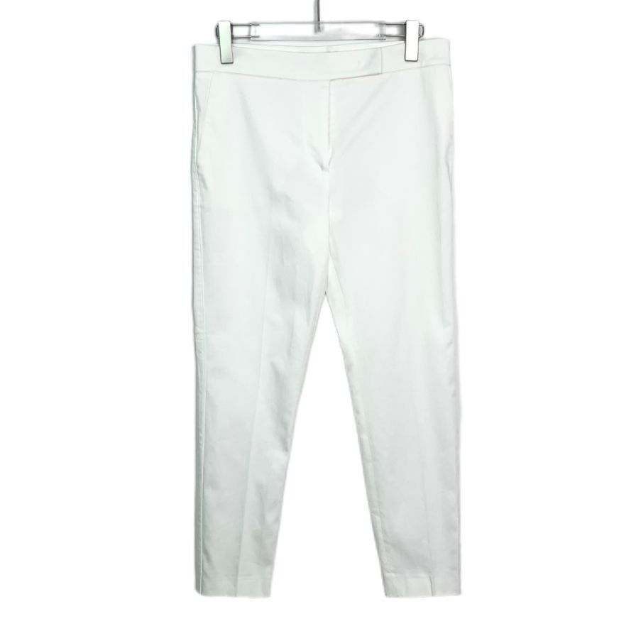 [Maxmara] Mid-Rise Straight-Leg Trousers 44 White