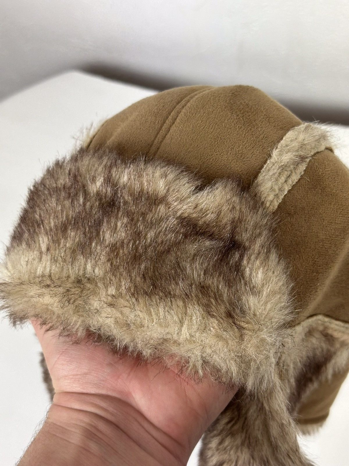 Vintage Ushanka Trapper Hat Furry Mohair Fuzzy Fur Hat Y2K Size ONE SIZE - 8 Thumbnail