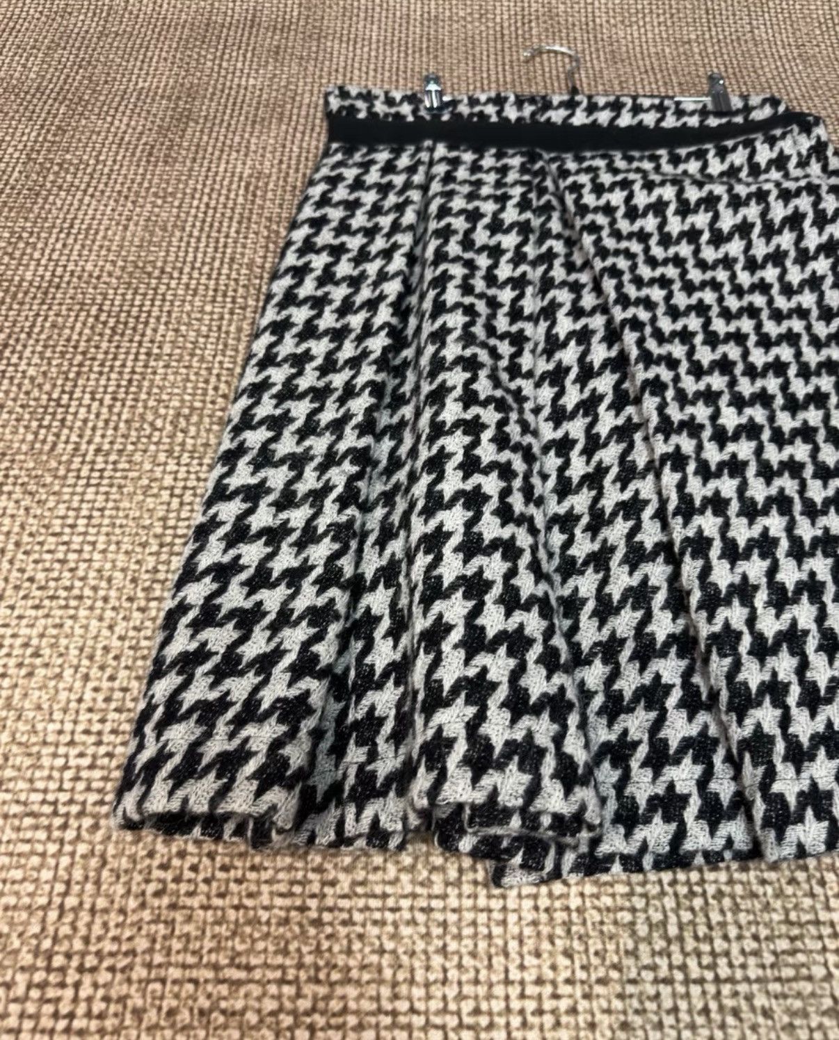 Comme des Garcons Comme des Garçons Houndstooth Wool Blend Pleated Skirt K23 Size 25" / US 0 / IT 36 - 5 Thumbnail