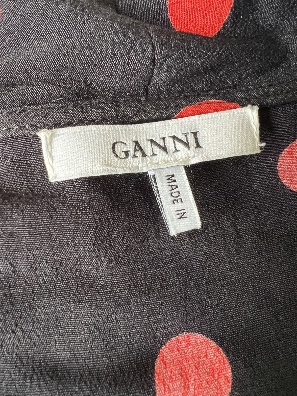 Ganni Polka dot Ganni wrap dress with mid-length sleeves Size XS / US 0-2 / IT 36-38 - 2 Thumbnail