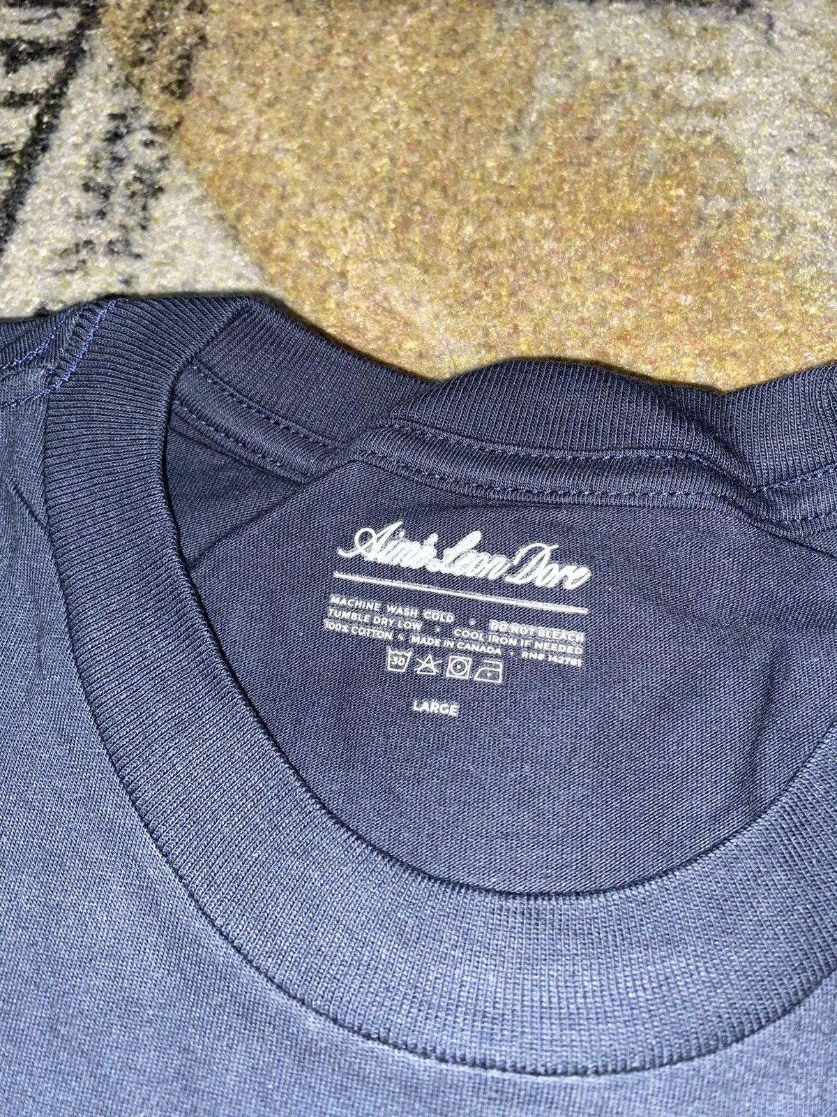 Aime Leon Dore Aime Leon Dore Basic Solid T-Shirt Navy Size US L / EU 52-54 / 3 - 2 Thumbnail