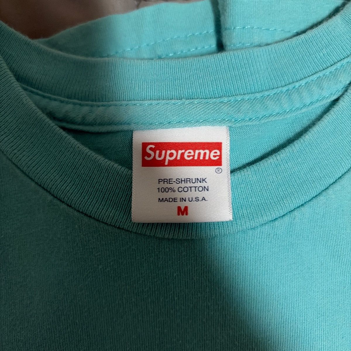 Supreme Supreme Milano Light Teal T-shirt Size US M / EU 48-50 / 2 - 4 Thumbnail