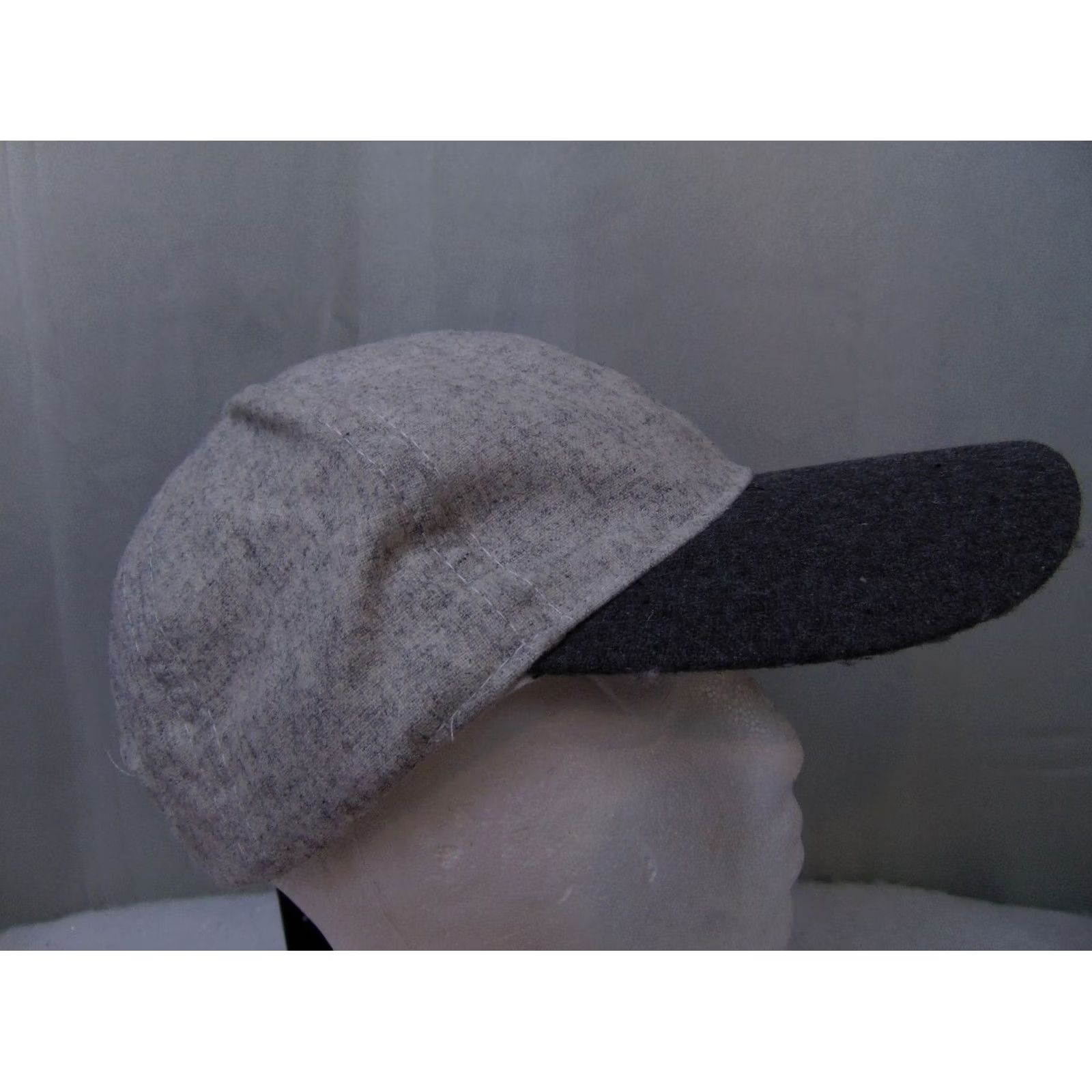 Vintage VINTAGE August Accessories Women's Two Tone Fancy Baseball Cap Gray One Size #6751 Size ONE SIZE - 2 Thumbnail