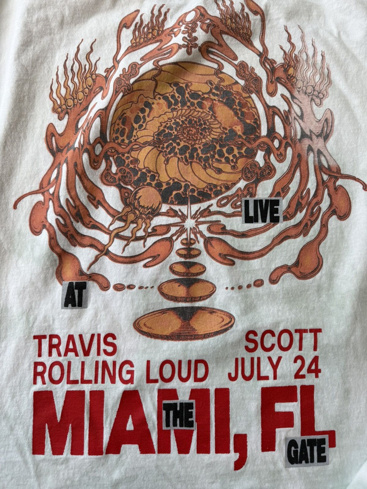 Rolling Loud × Travis Scott Travis Scott Rolling Loud Have You Ever Been Lost Tee Size US XL / EU 56 / 4 - 7 Thumbnail