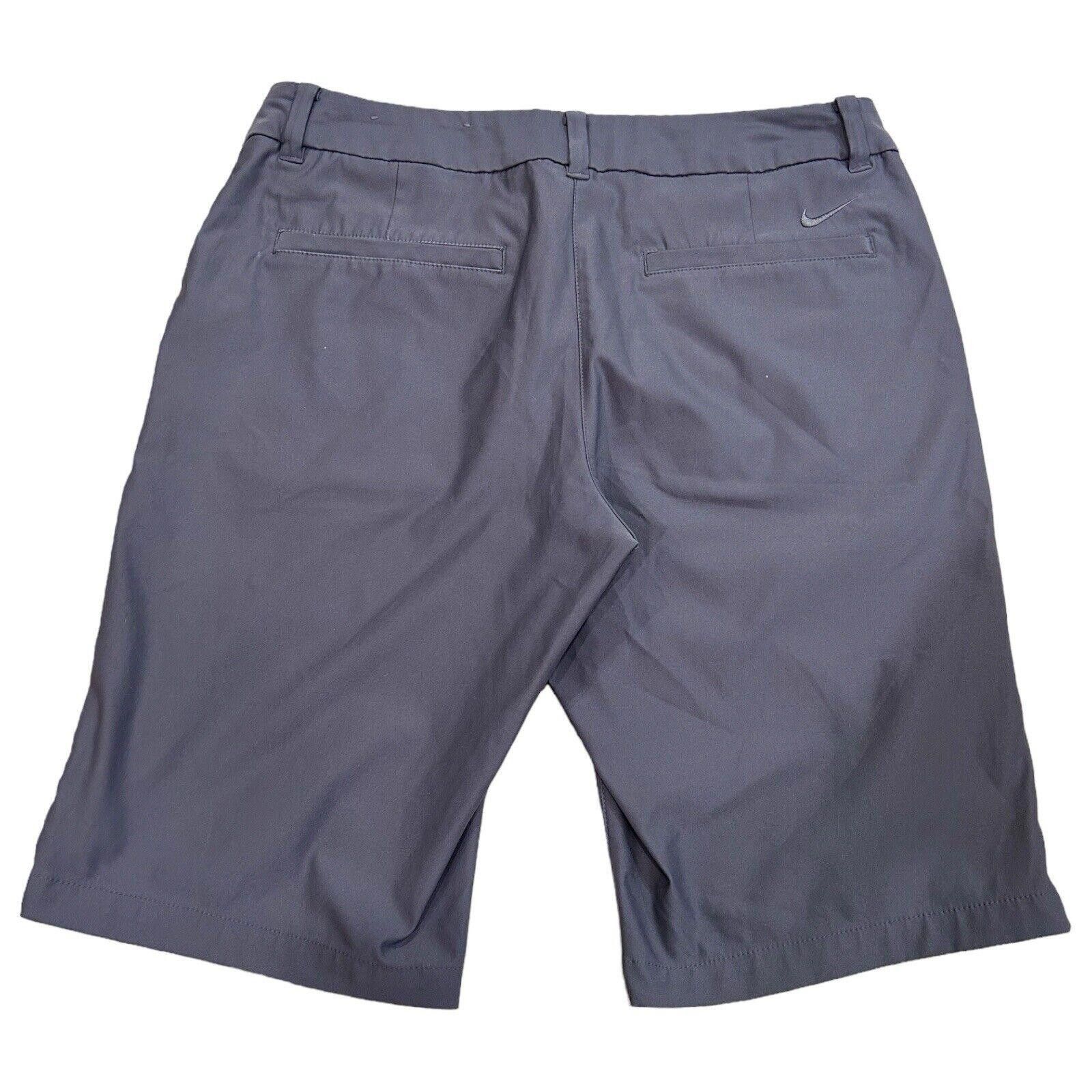 Nike Women's Nike Dri Fit Bermuda Golf Shorts Gray Size 6 Size 28" / US 6 / IT 42 - 3 Thumbnail