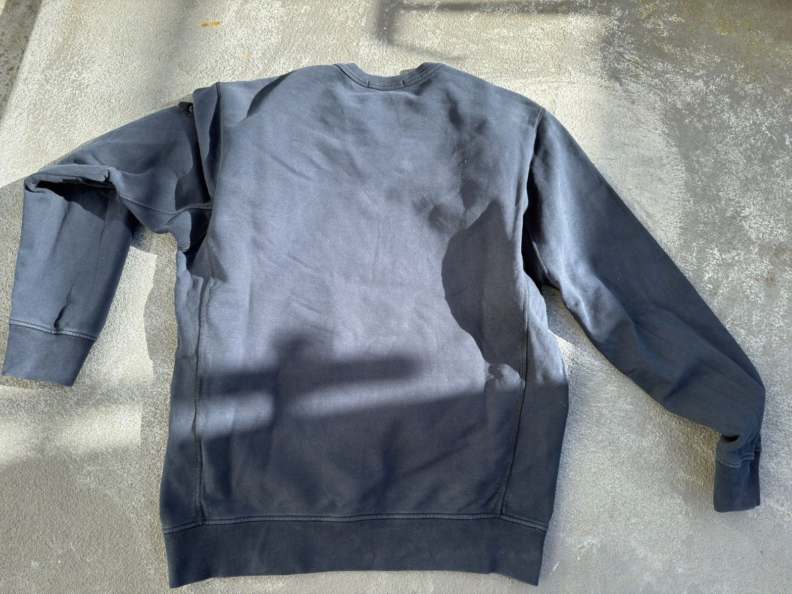 Stone Island Stone Island Garment Dyed Crew Sweatshirt Navy XXL Size US XXL / EU 58 / 5 - 13 Thumbnail