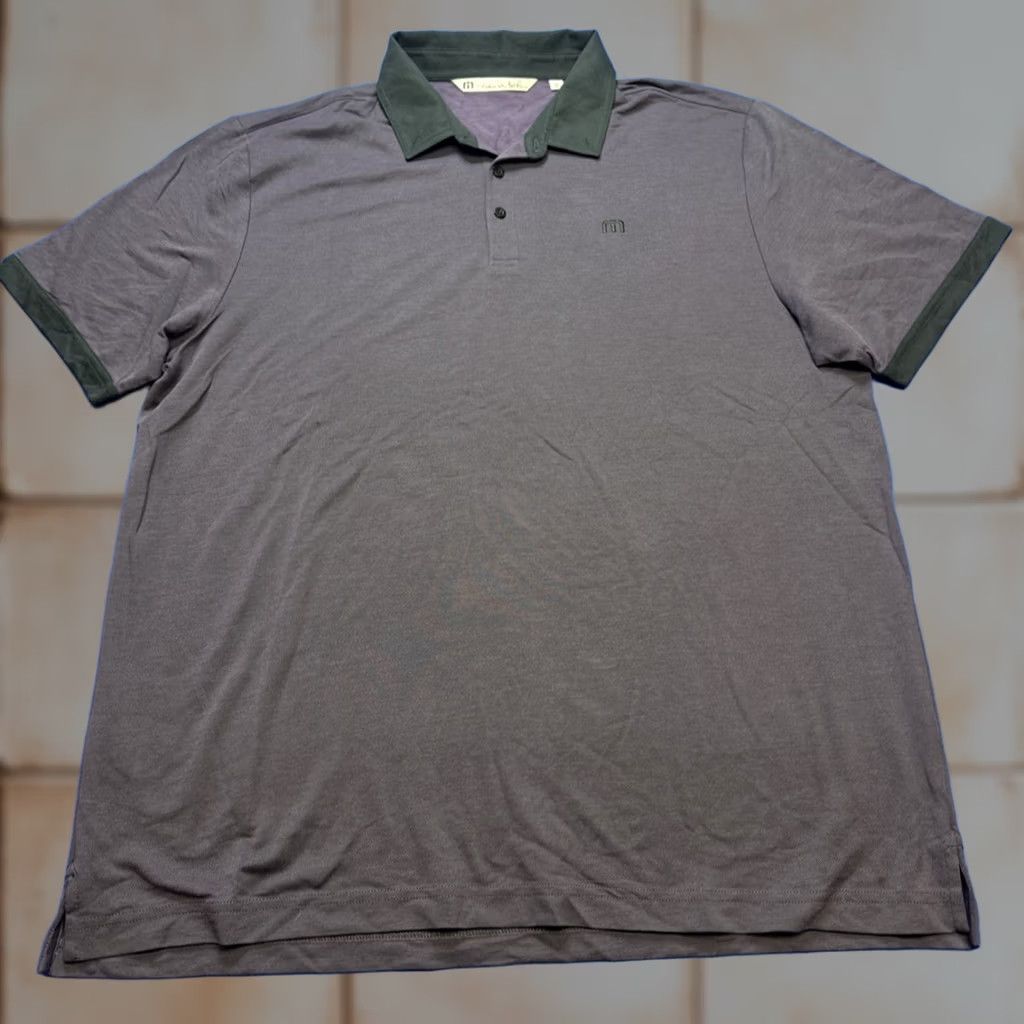 TravisMathew Travis Mathew Polo Shirt Men's 2XL Short Sleeve Purple Golf Comfort Moisture Wicking Quick Dry Stretch Size US XXL / EU 58 / 5 - 1 Thumbnail