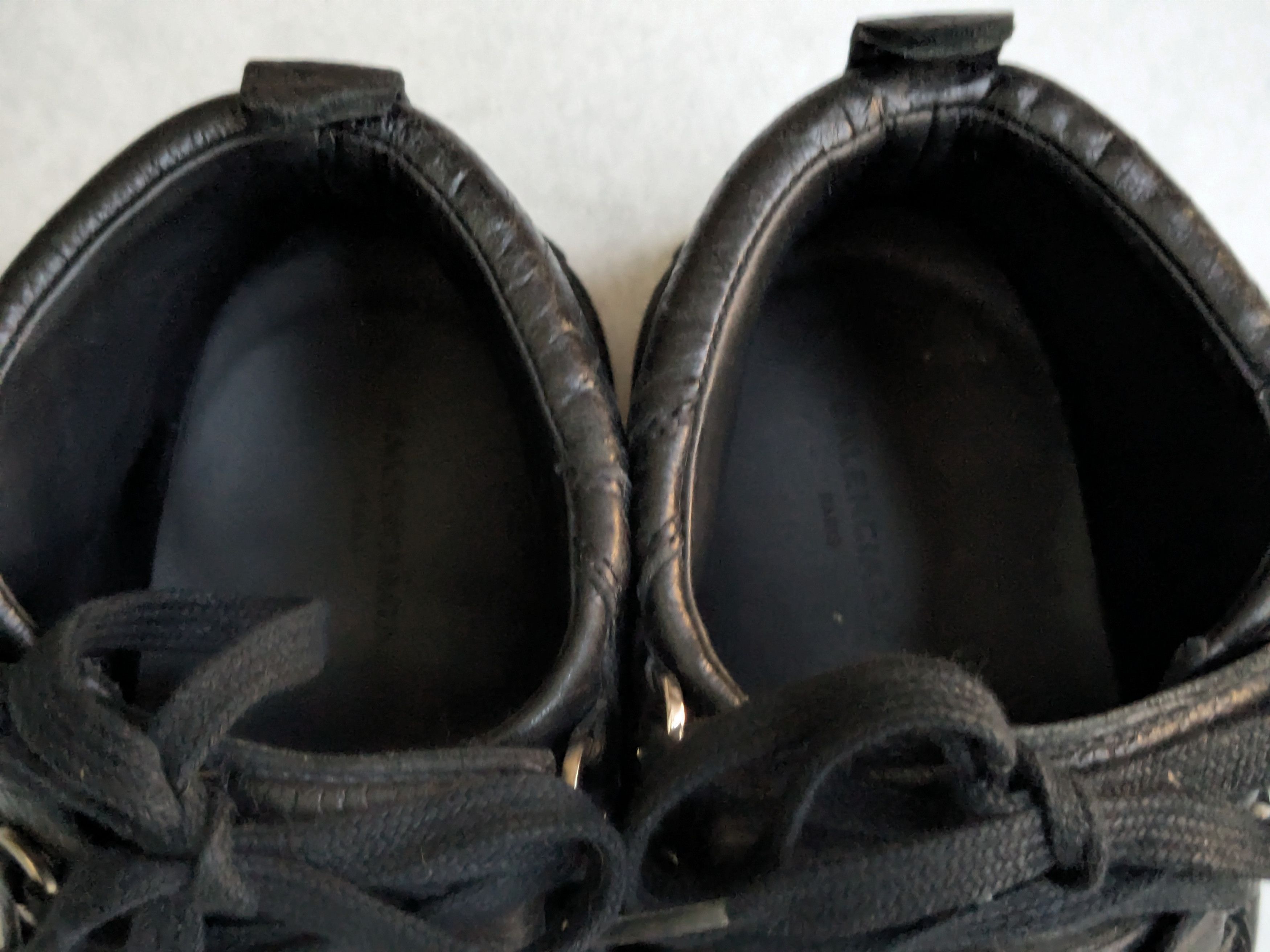 Balenciaga Balenciaga Arena High Tops Black Leather 10 Size US 10 / EU 43 - 8 Thumbnail