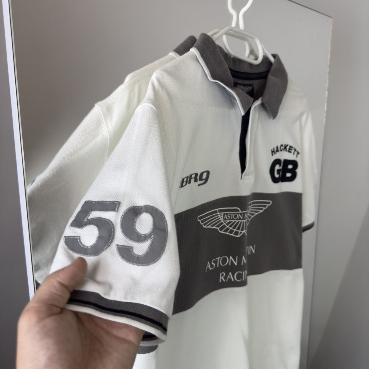 Hackett Aston Martin Rugby Vintage Racing GB Size US XXL / EU 58 / 5 - 3 Thumbnail