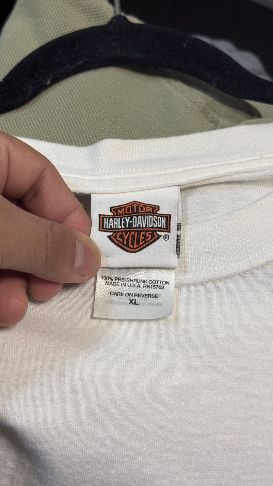 Harley Davidson Vintage 2004 Harley Davidson Flame Sleeve White Size US XL / EU 56 / 4 - 7 Thumbnail