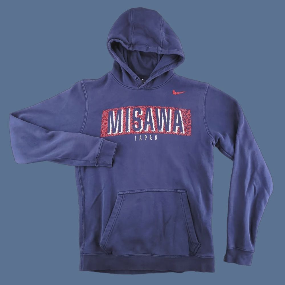 Nike Nike Hoodie Mens S Misawa Japan Blue Pullover Sweatshirt Size US S / EU 44-46 / 1 - 1 Thumbnail