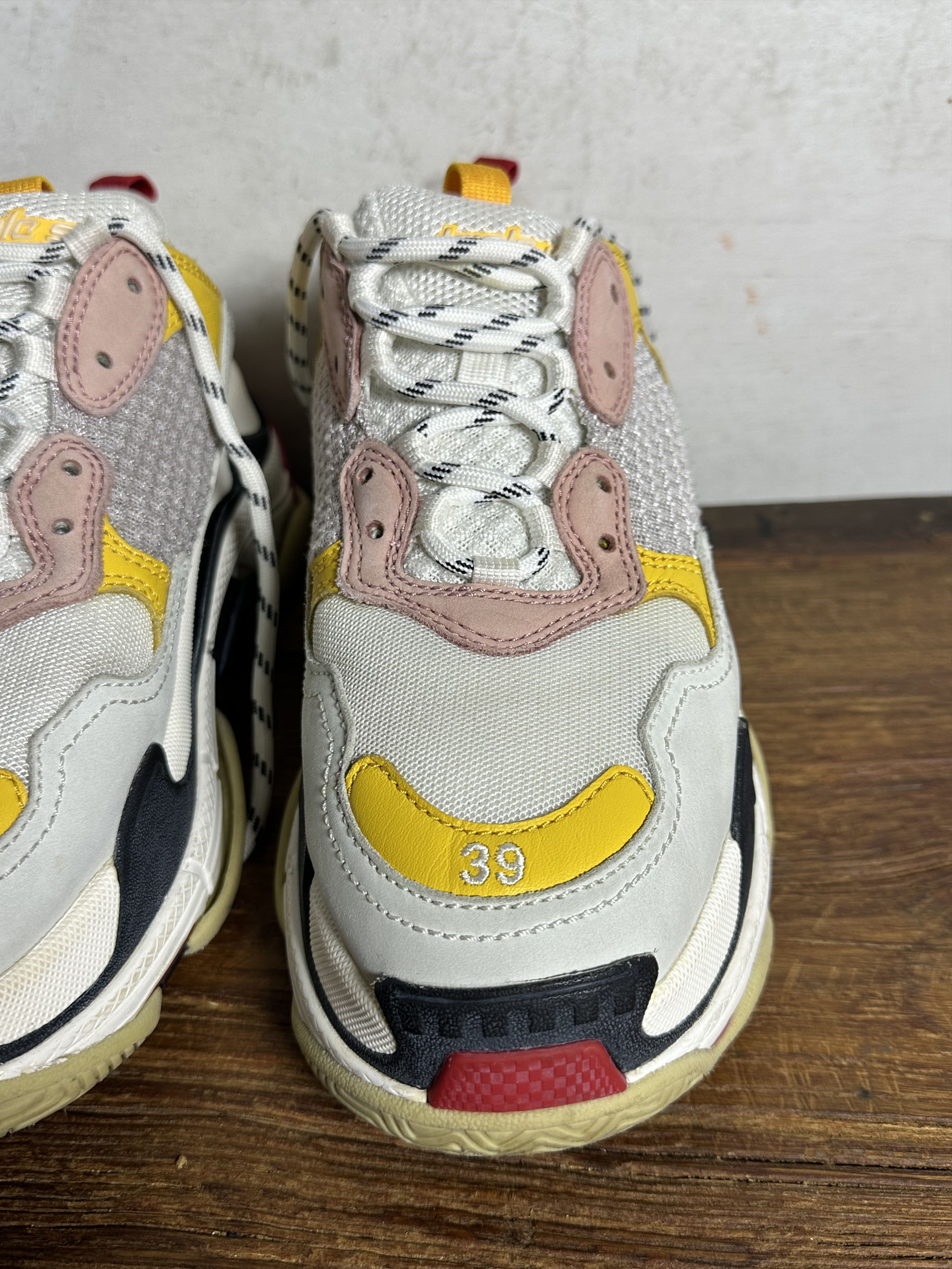 Balenciaga Balenciaga Triple S Yellow White W Size US 9 / IT 39 - 7 Thumbnail