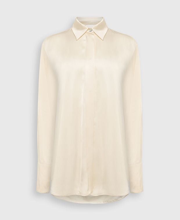 Jil Sander Satin blouse Size S / US 4 / IT 40 - 1 Thumbnail