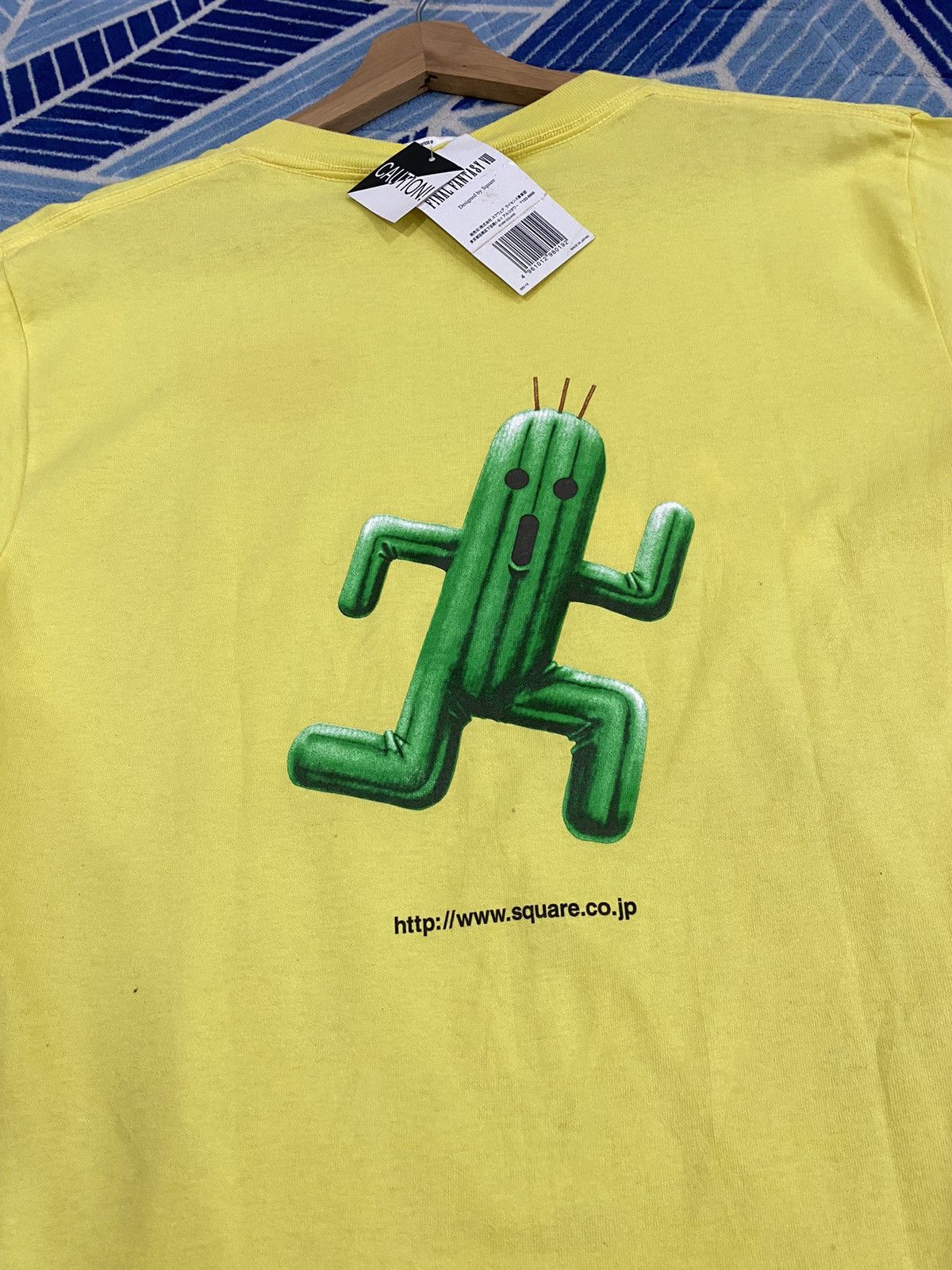 Playstation DEADSTOCK 💥 1999 Vintage Final Fantasy 8 Cactuar Game Promo Size US L / EU 52-54 / 3 - 3 Thumbnail
