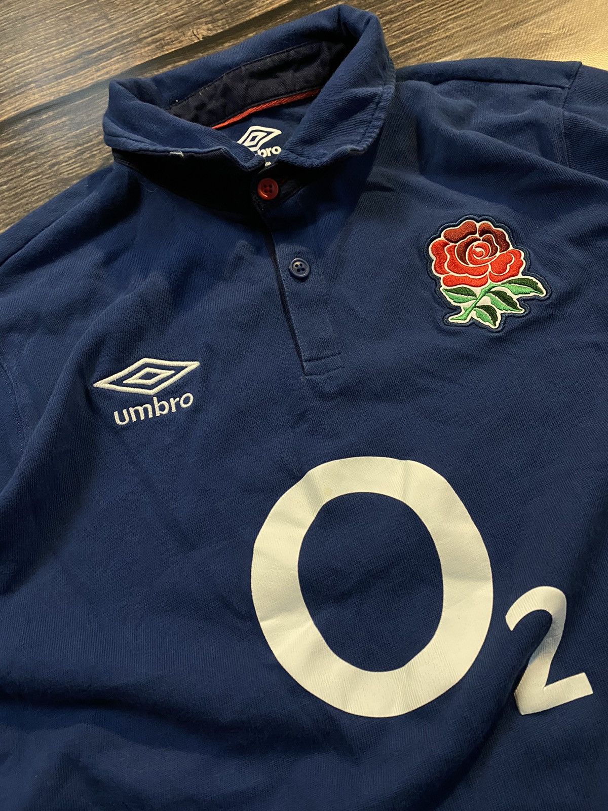 Umbro ⚡️UMBRO CLASSIC ENGLAND RUGBY Size US XL / EU 56 / 4 - 4 Thumbnail