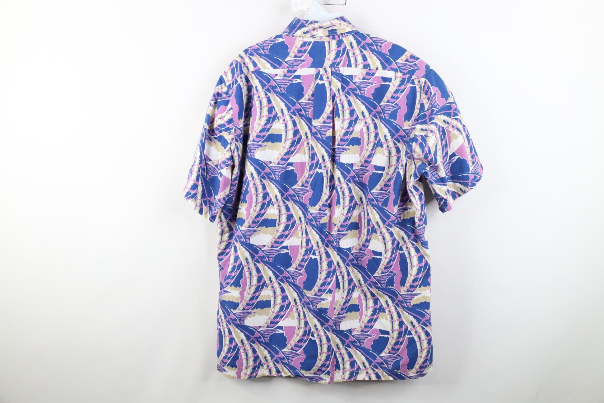 Vintage Vintage 90s Streetwear Surfing Collared Button Shirt USA Size US L / EU 52-54 / 3 - 10 Thumbnail