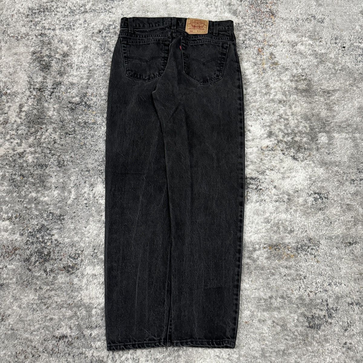 Levi's × StraightFaded × Vintage Vintage 80s Levi’s 550 faded black essential jeans Size US 32 / EU 48 - 1 Thumbnail