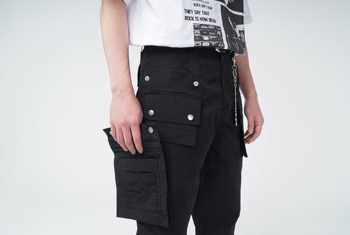 Hysteric Glamour KANGLEE Rockband Trousers in Nylon Pants Black Size US 32 / EU 48 - 22 Thumbnail