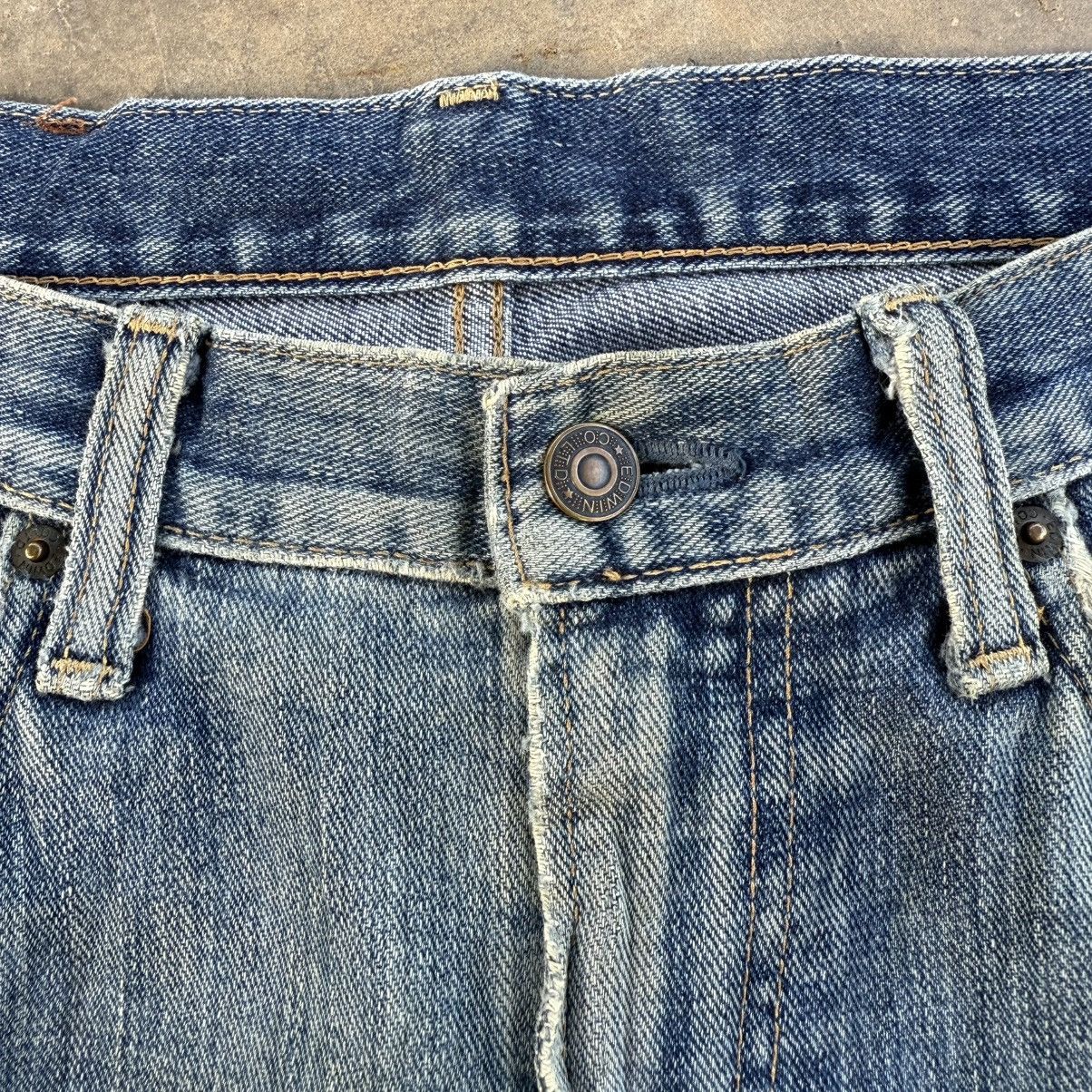 Edwin VINTAGE EDWIN FADED RIPPED JEAN DENIM PANTS Size US 33 - 5 Thumbnail