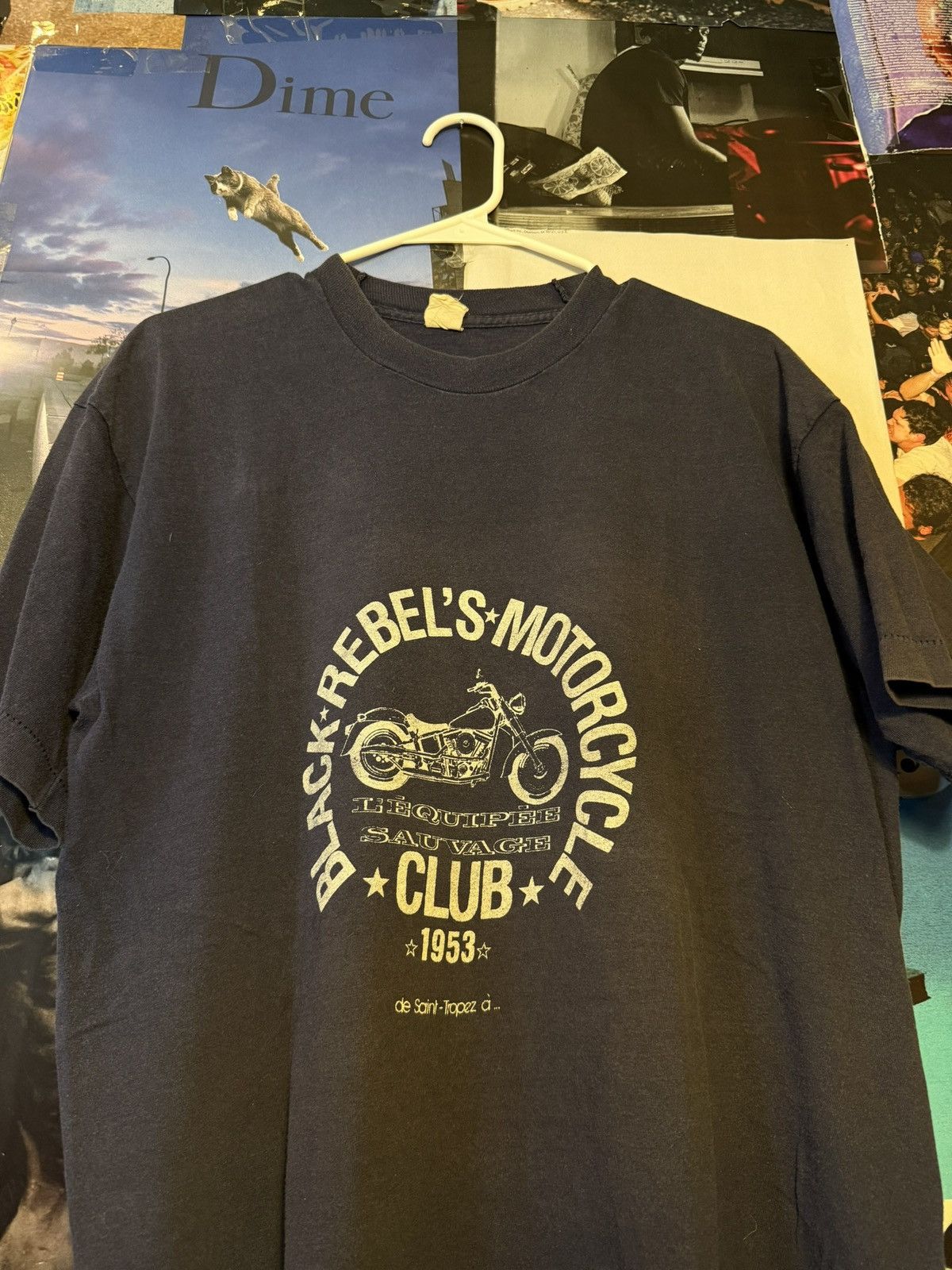 Vintage Vintage Black Rebel Motorcycle Club 1953 Graphic Tee Size US L / EU 52-54 / 3 - 1 Thumbnail