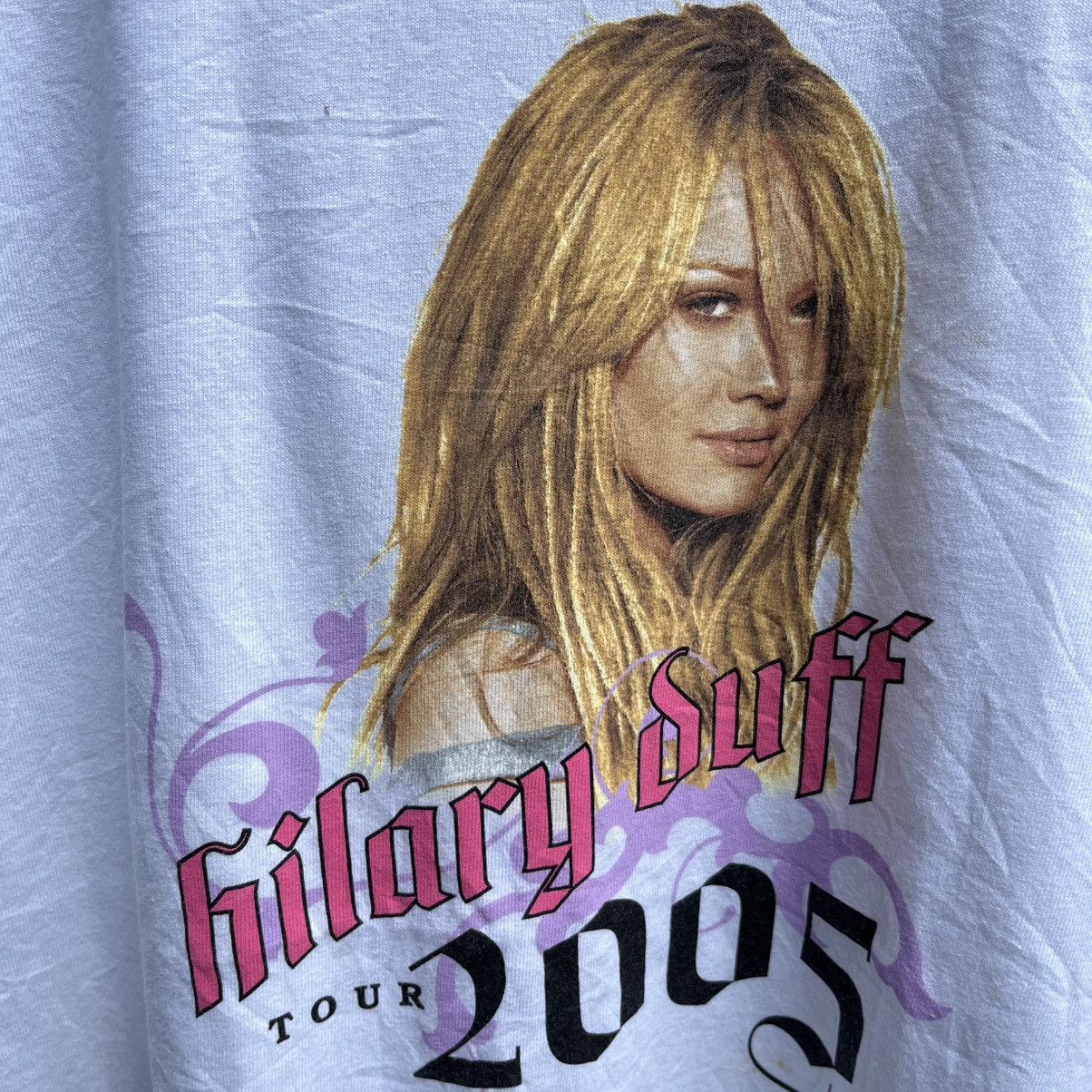 Band Tees Vintage HILLARY DUFF singer tee dance pop Size US L / EU 52-54 / 3 - 4 Thumbnail