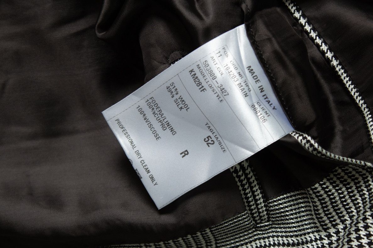 Kingsman Kingsman, Prince of wales checked wool blazer Size 52R - 7 Thumbnail