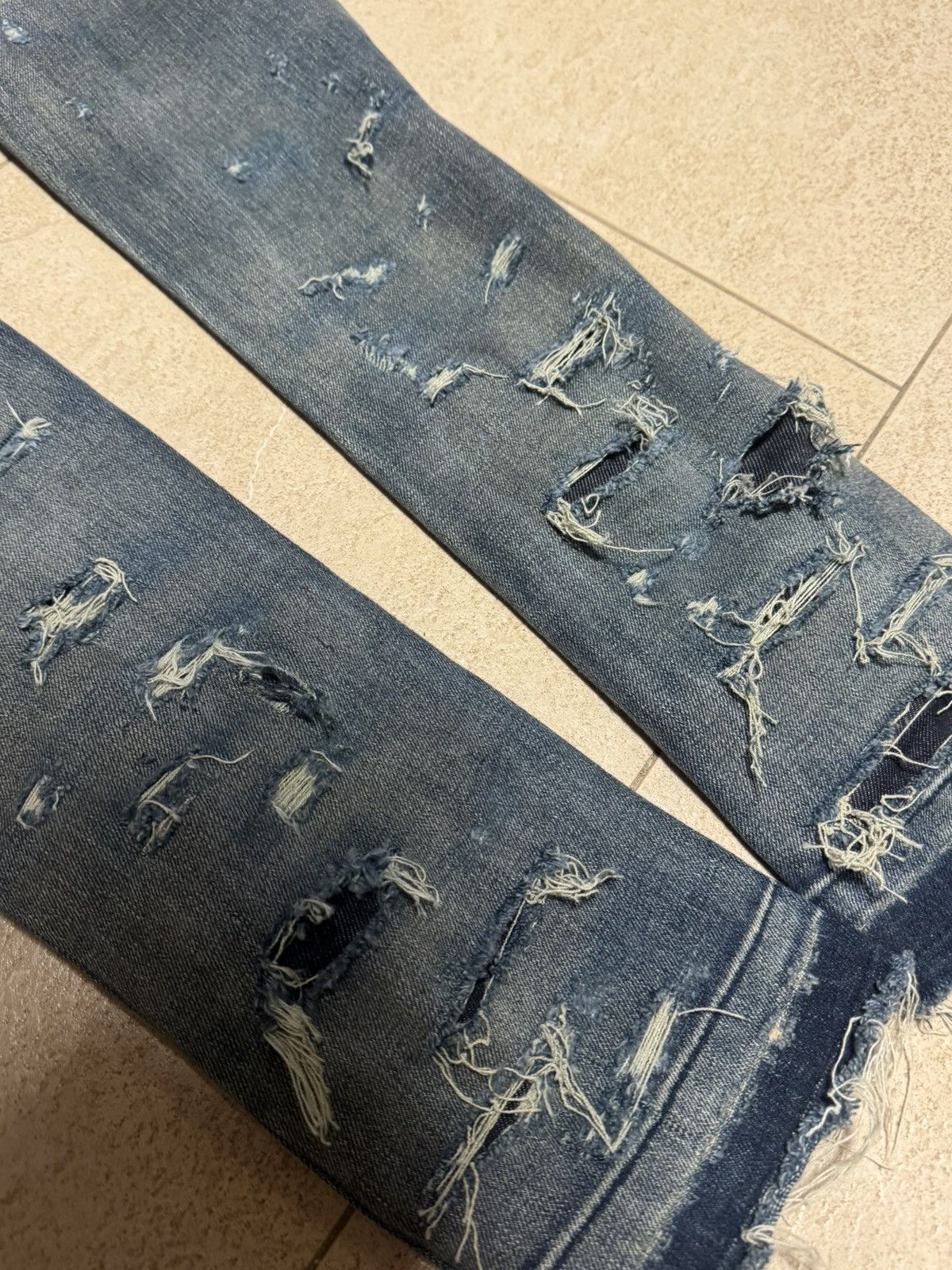 Balmain Distressed Balmain biker jeans Size US 32 / EU 48 - 6 Thumbnail