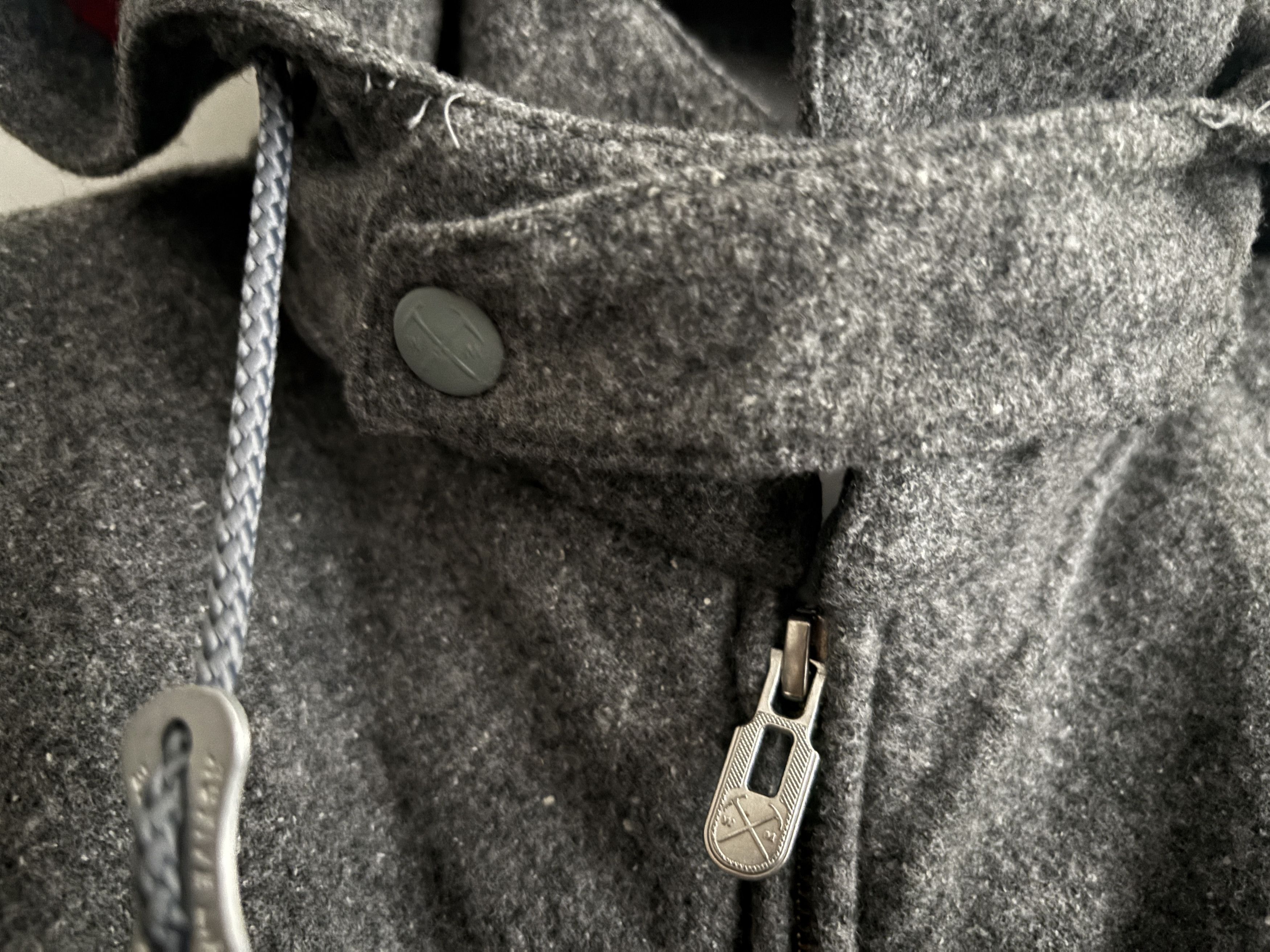 White Mountaineering $645 Gore Windstopper Grey Wool Hooded Zip Jacket Size US S / EU 44-46 / 1 - 15 Thumbnail
