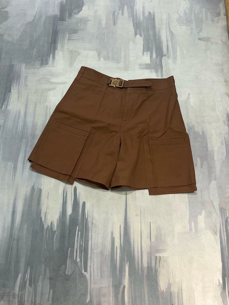Dior Dior Brown lock-locked workwear shorts Size 36" / US 14 / IT 50 - 1 Thumbnail