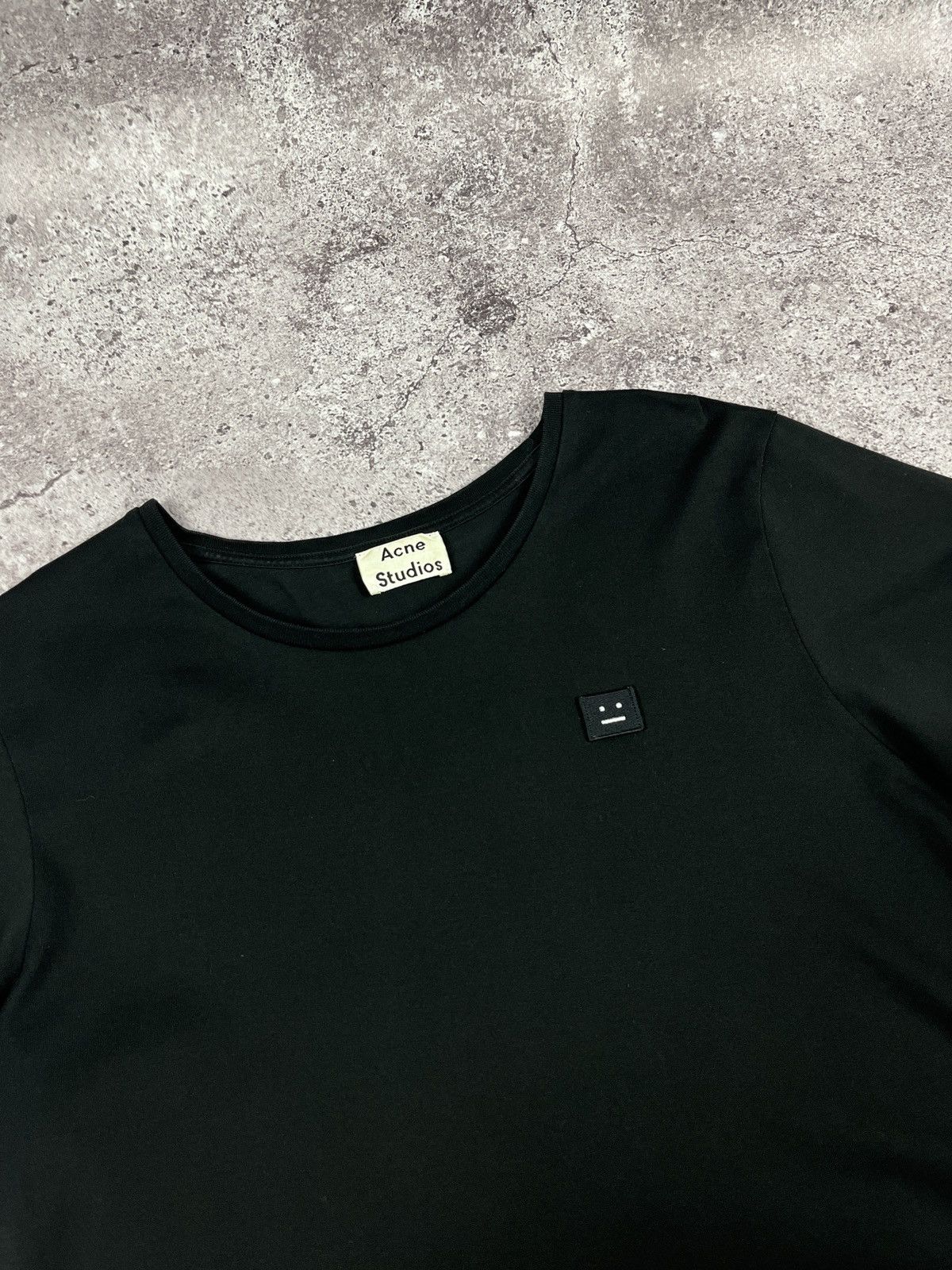Acne Studios｜ (CL0309 885) Acne Studios - Logo t-shirt - Navy blue