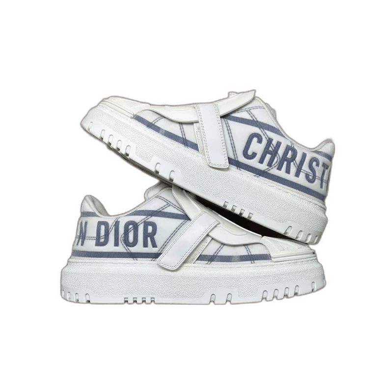 Dior Dior White and Blue Sneakers Size 36.5 Size US 7 / IT 37 - 1 Thumbnail