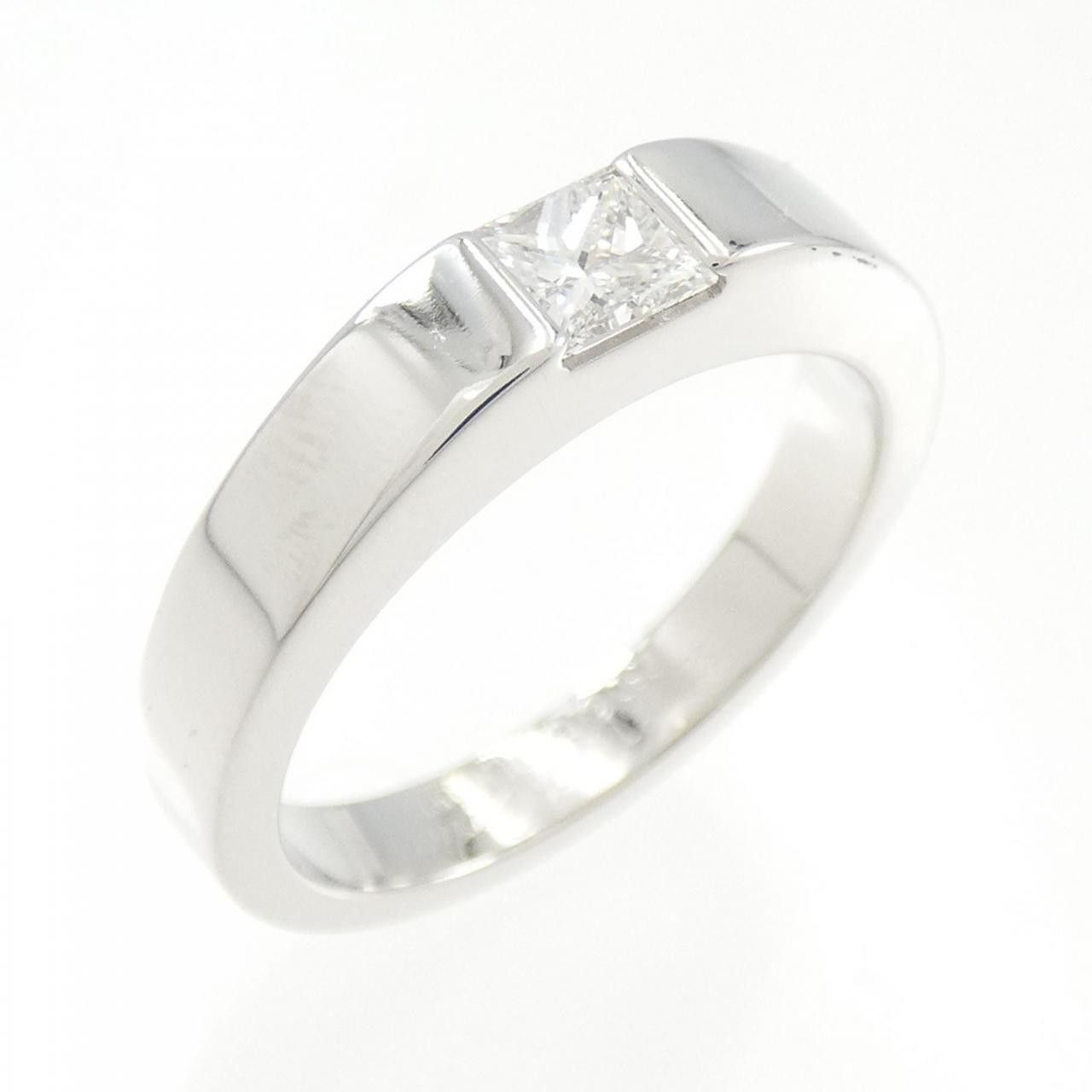 Cartier Cartier Cartier Tank 750 White Gold Diamond Ring Size 10 Precious Metal Ring B4028750 DUTY FREE for USA Size ONE SIZE - 1 Thumbnail