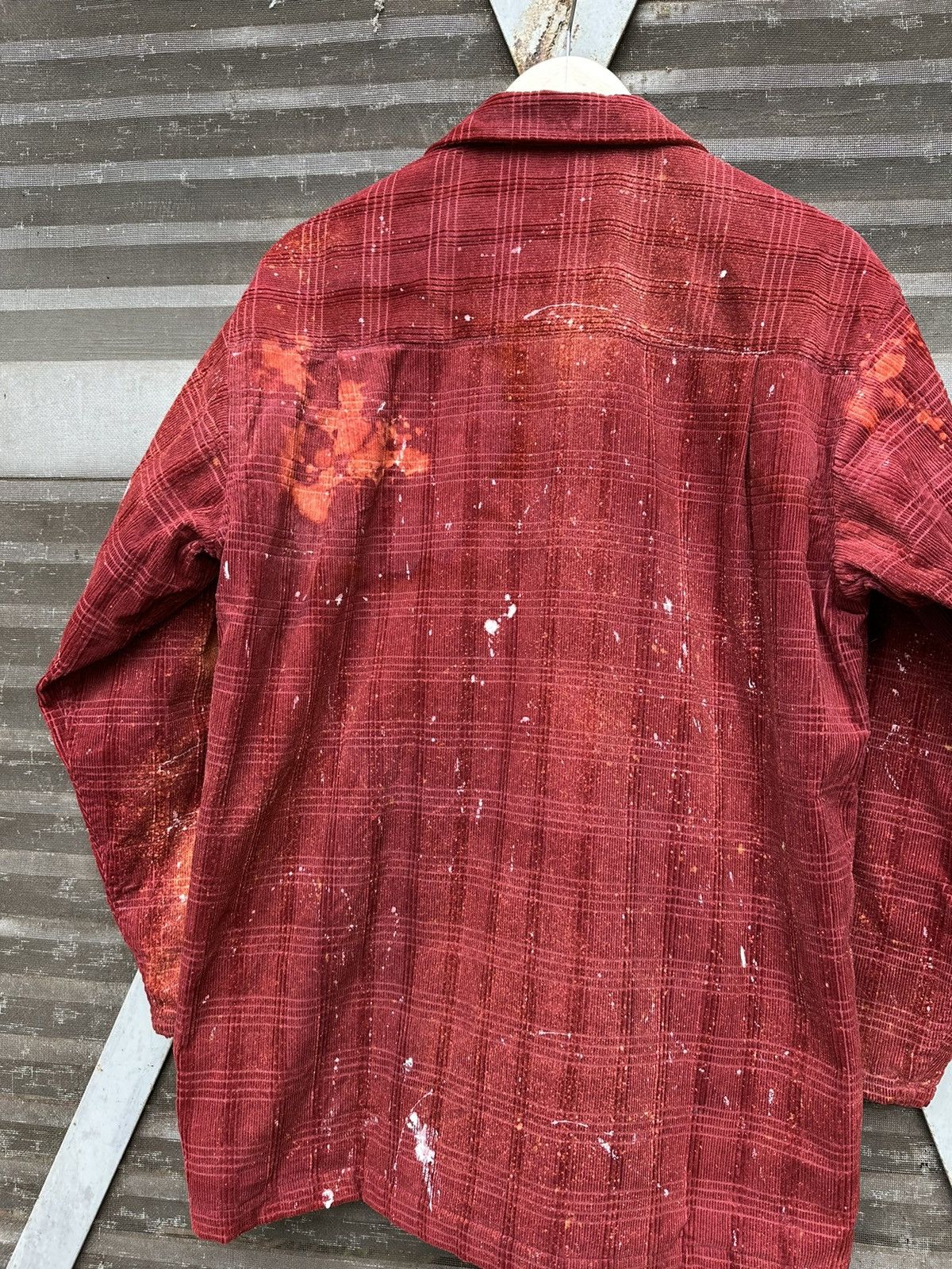 Kansai Yamamoto 👹Kansai Yamamoto Paint Splatter Corduroy Jacket Size US L / EU 52-54 / 3 - 15 Thumbnail