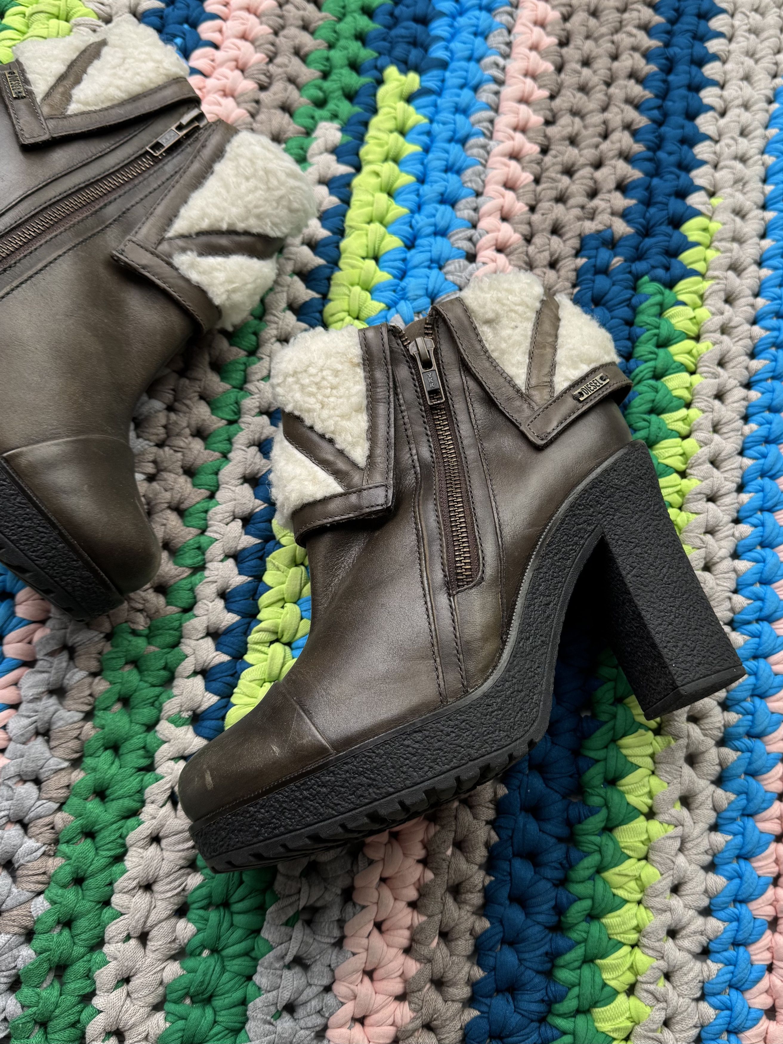 Diesel Diesel Vintage Boots (V247)(D10) Size US 6 / IT 36 - 3 Thumbnail