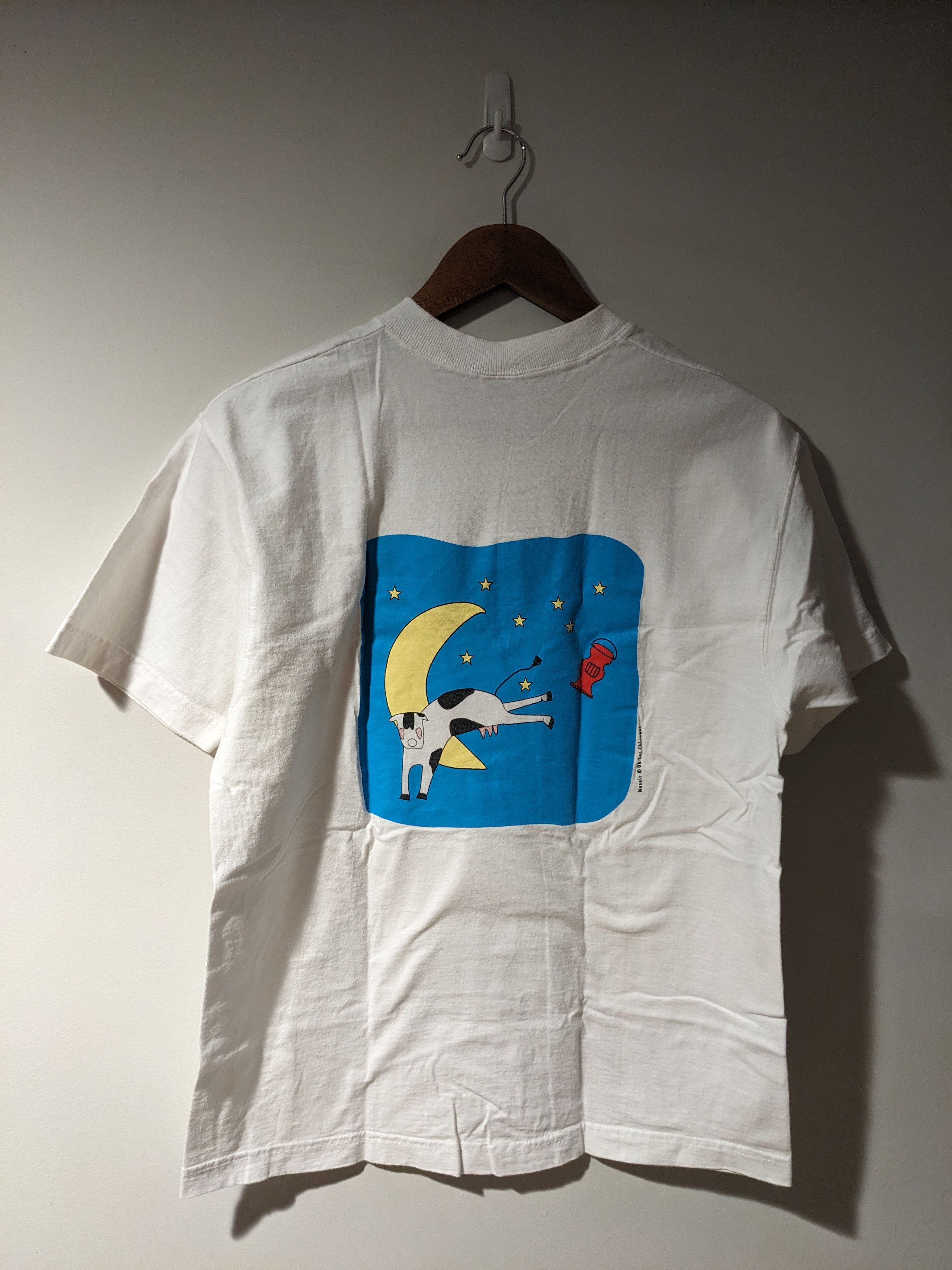 Vintage Vintage 90s Mosaic on Yes Chicago Art Festival Cow T-Shirt Size US M / EU 48-50 / 2 - 1 Thumbnail